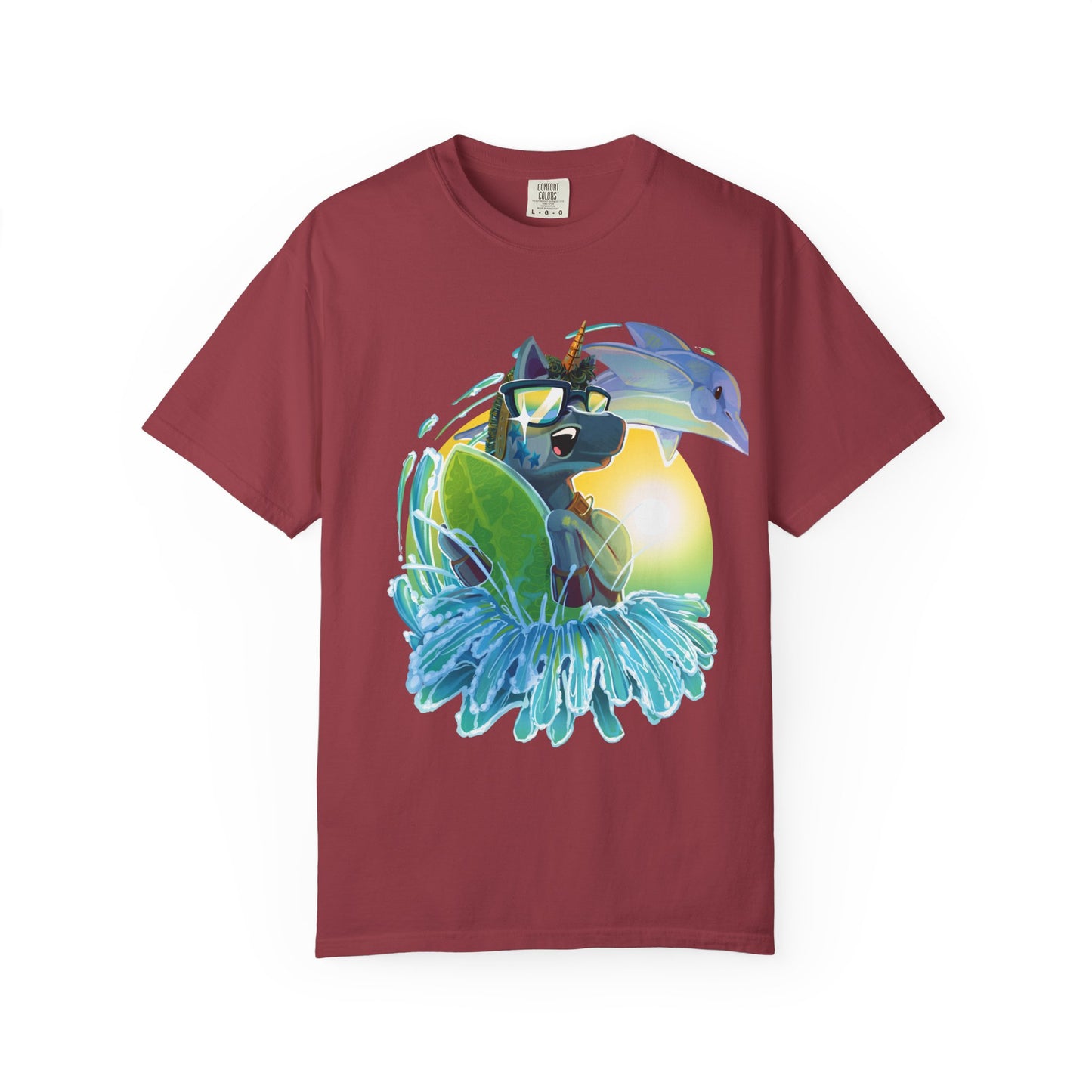 Arty Goes Surfing Unisex T-Shirt