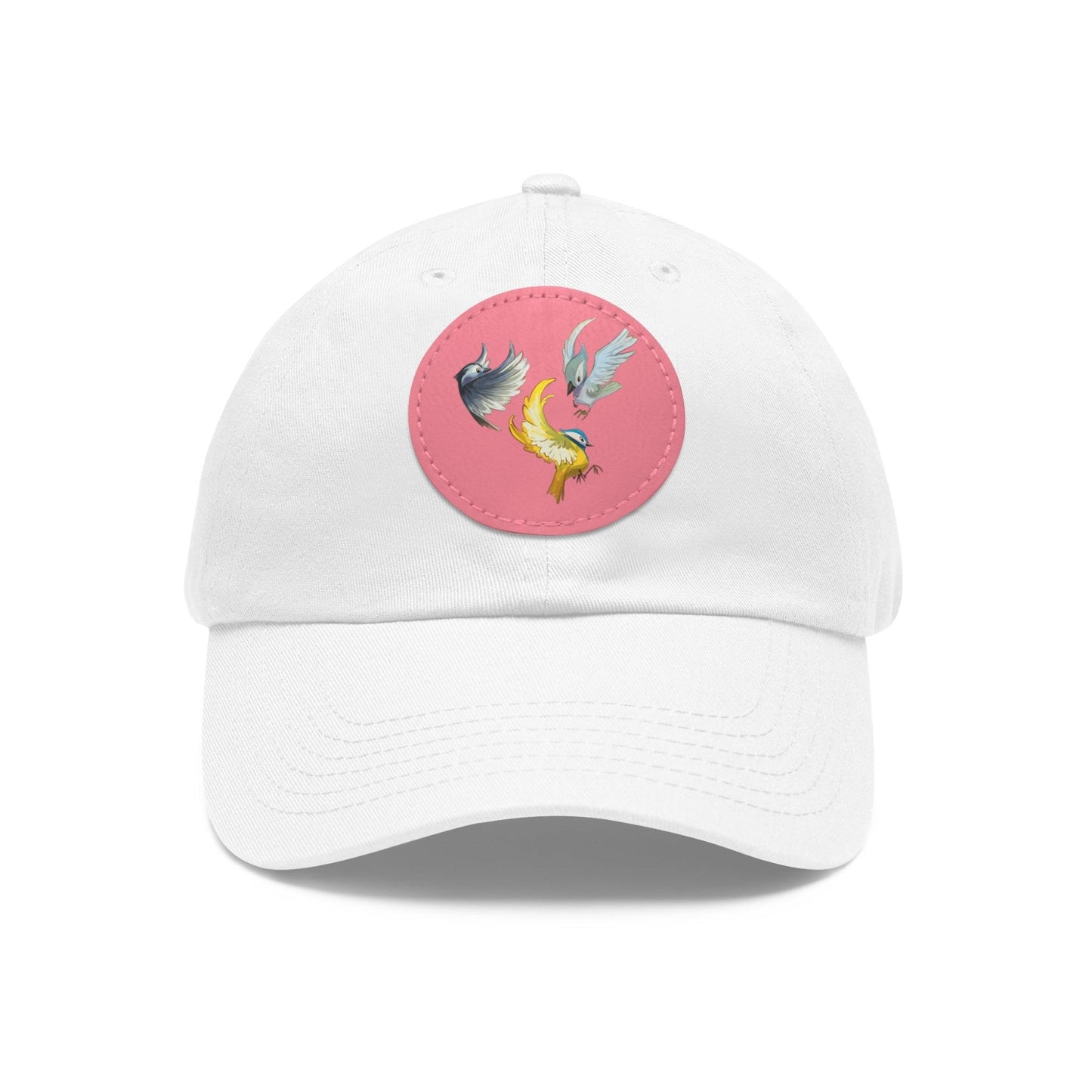 Dad Hat with Leather Patch (Round) - Claires Unicorn Adventures