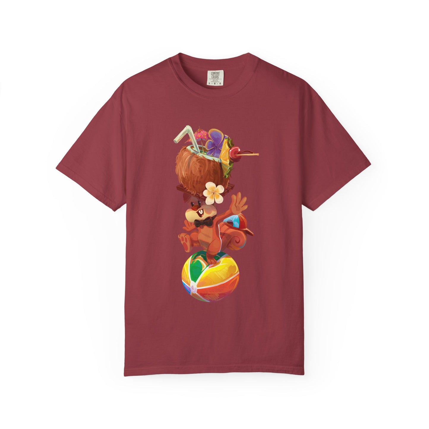 Tyrone the Squirrel Beach Ball Balancing Act Unisex T-Shirt