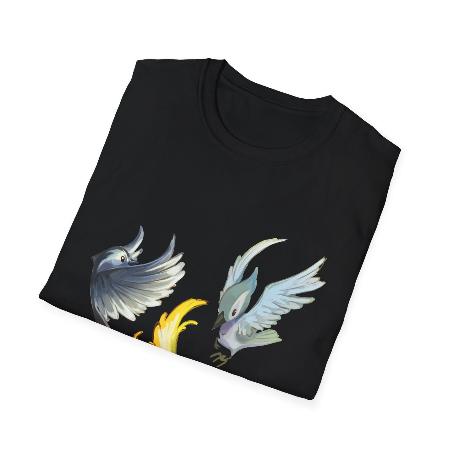 Busy Birds Unisex Softstyle T-Shirt