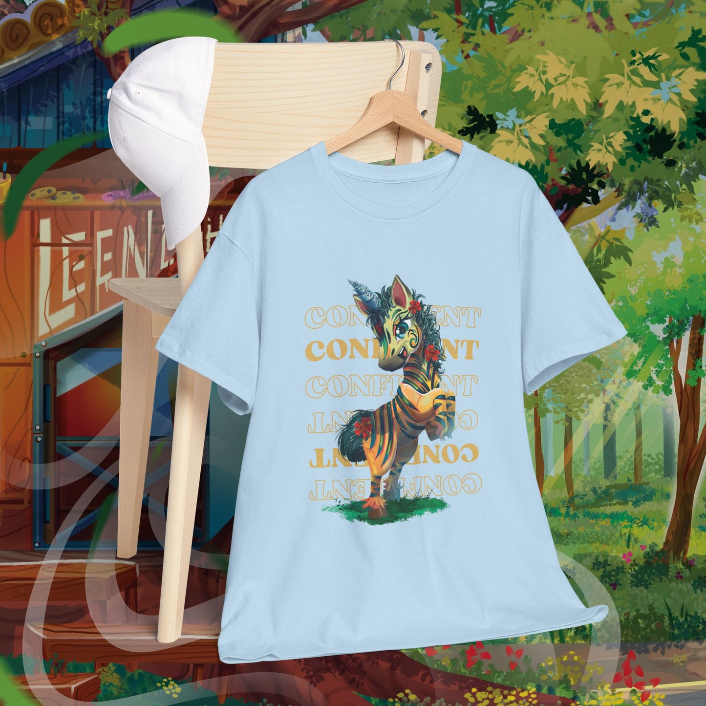 LeeNeigh Confident Unisex Heavy Cotton Tee