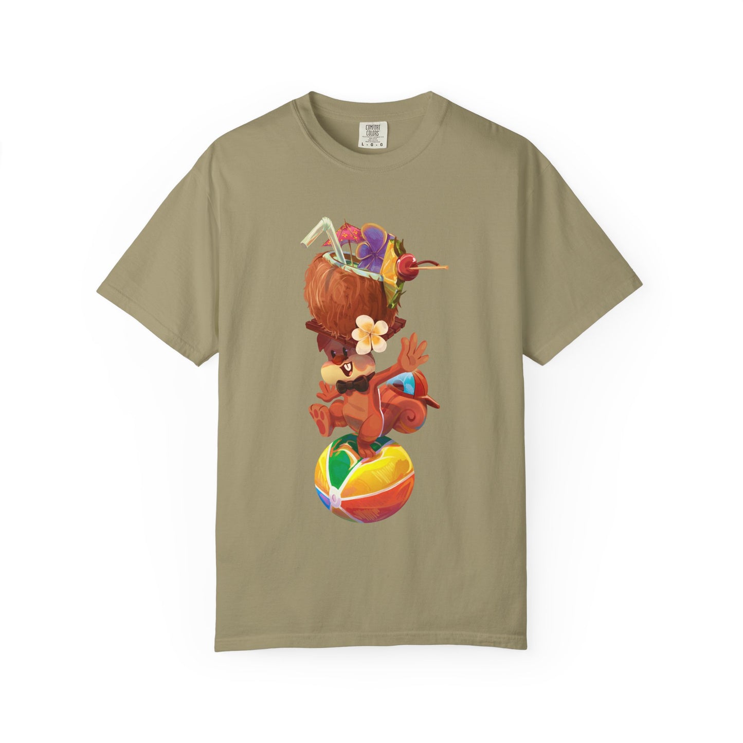 Tyrone the Squirrel Beach Ball Balancing Act Unisex T-Shirt