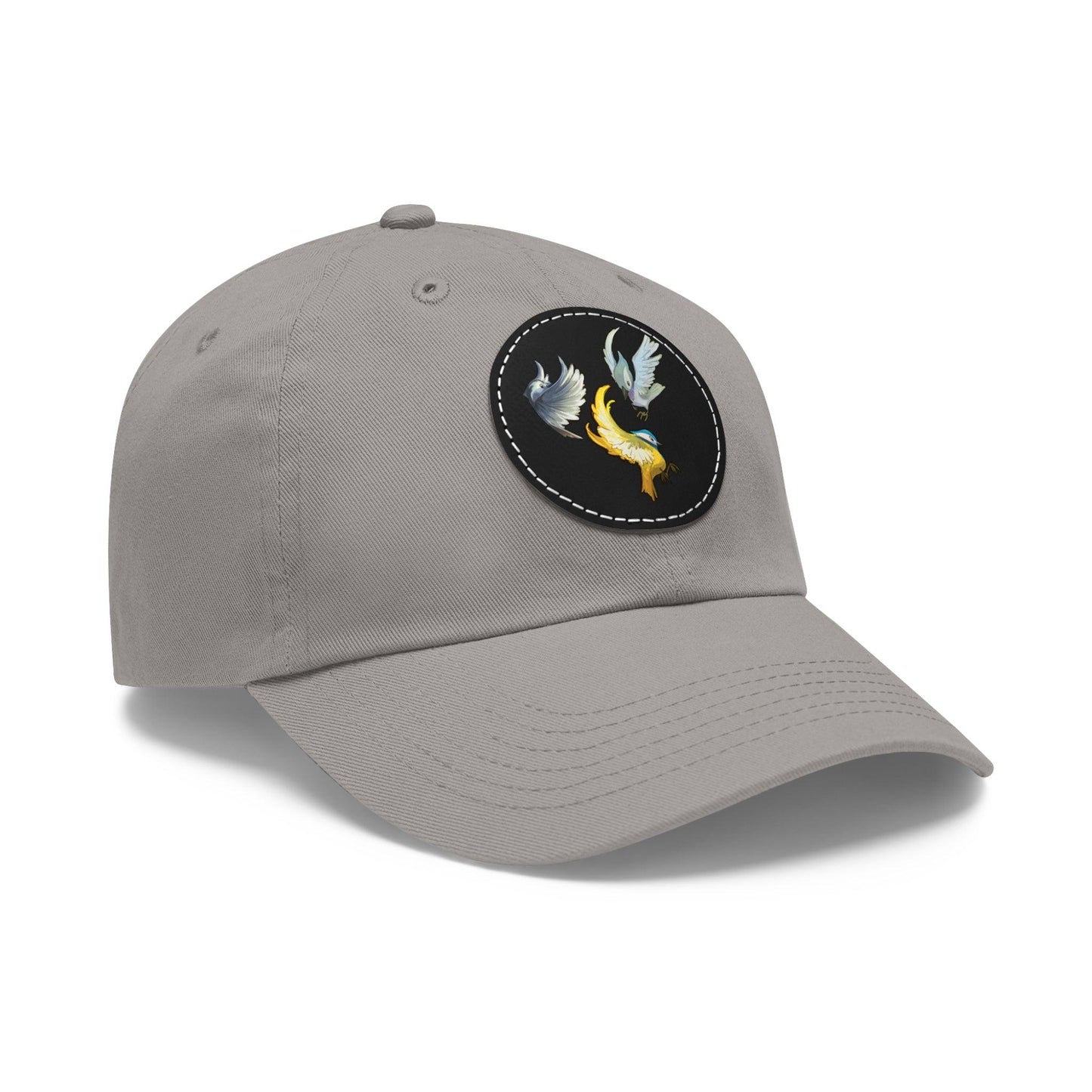 Dad Hat with Leather Patch (Round) - Claires Unicorn Adventures