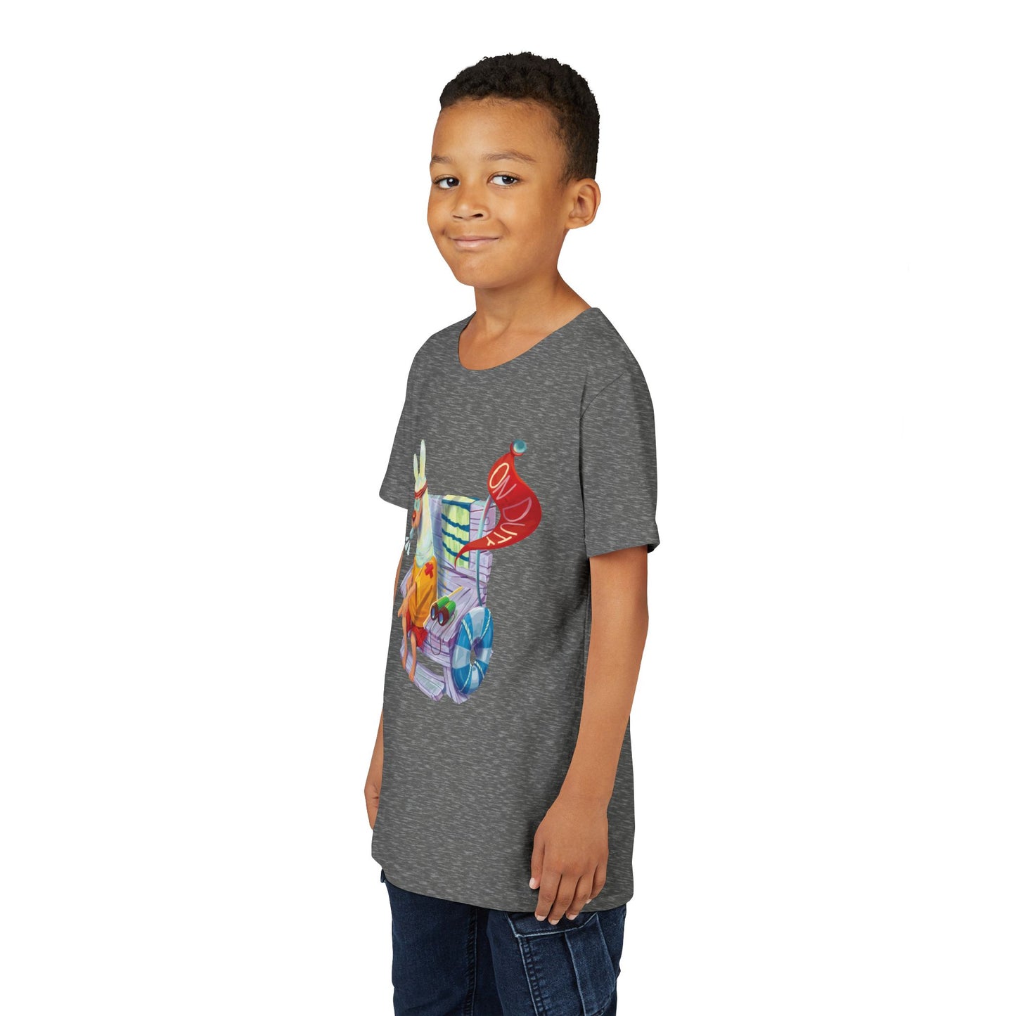 Larry the Llama Plays Lifeguard Kids T-Shirt