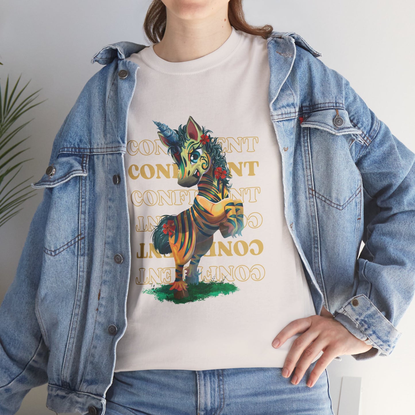 LeeNeigh Confident Unisex Heavy Cotton Tee