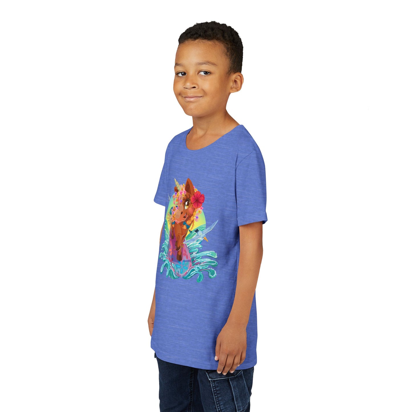 Gwenhwyer's Surfing Adventure Kids T-Shirt