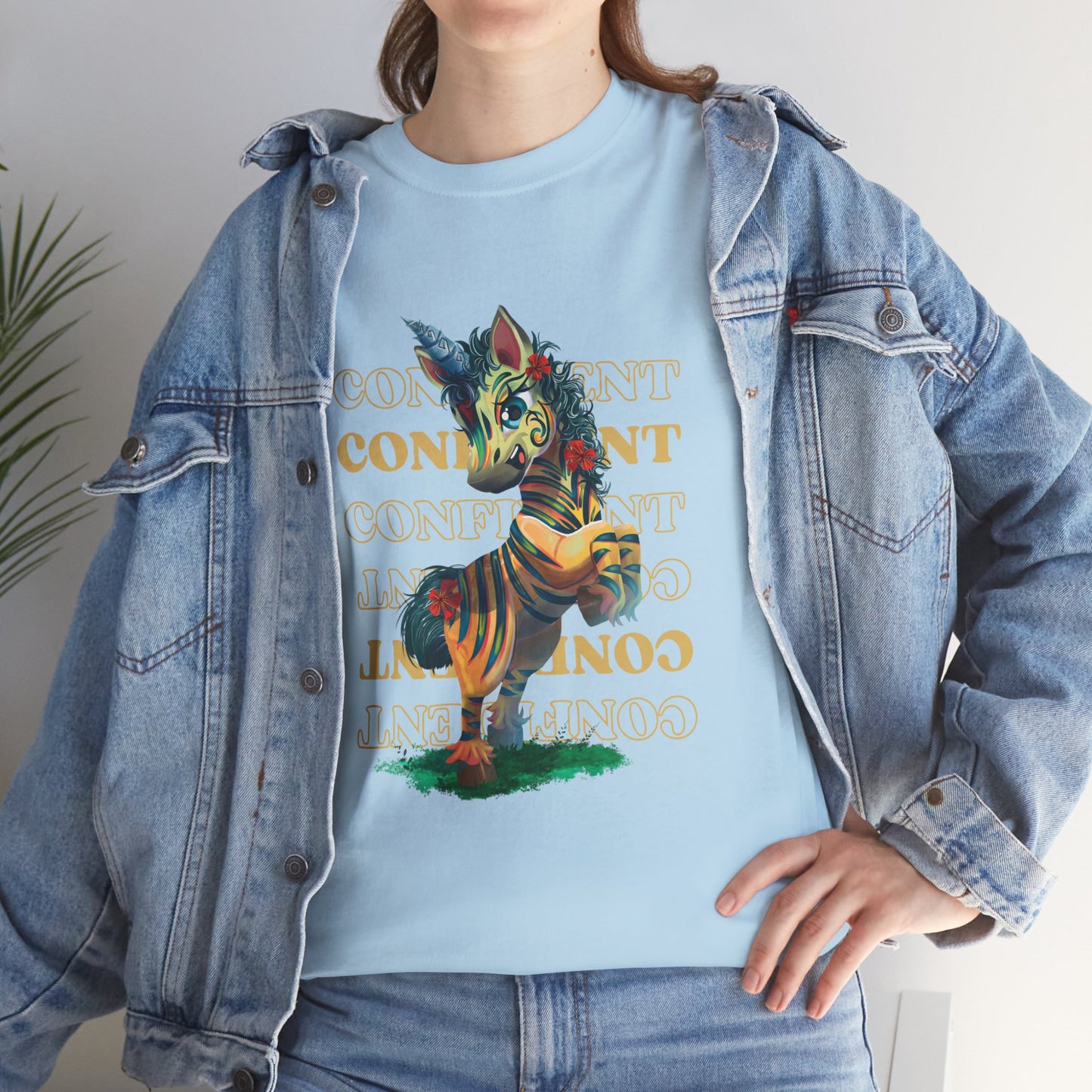 LeeNeigh Confident Unisex Heavy Cotton Tee