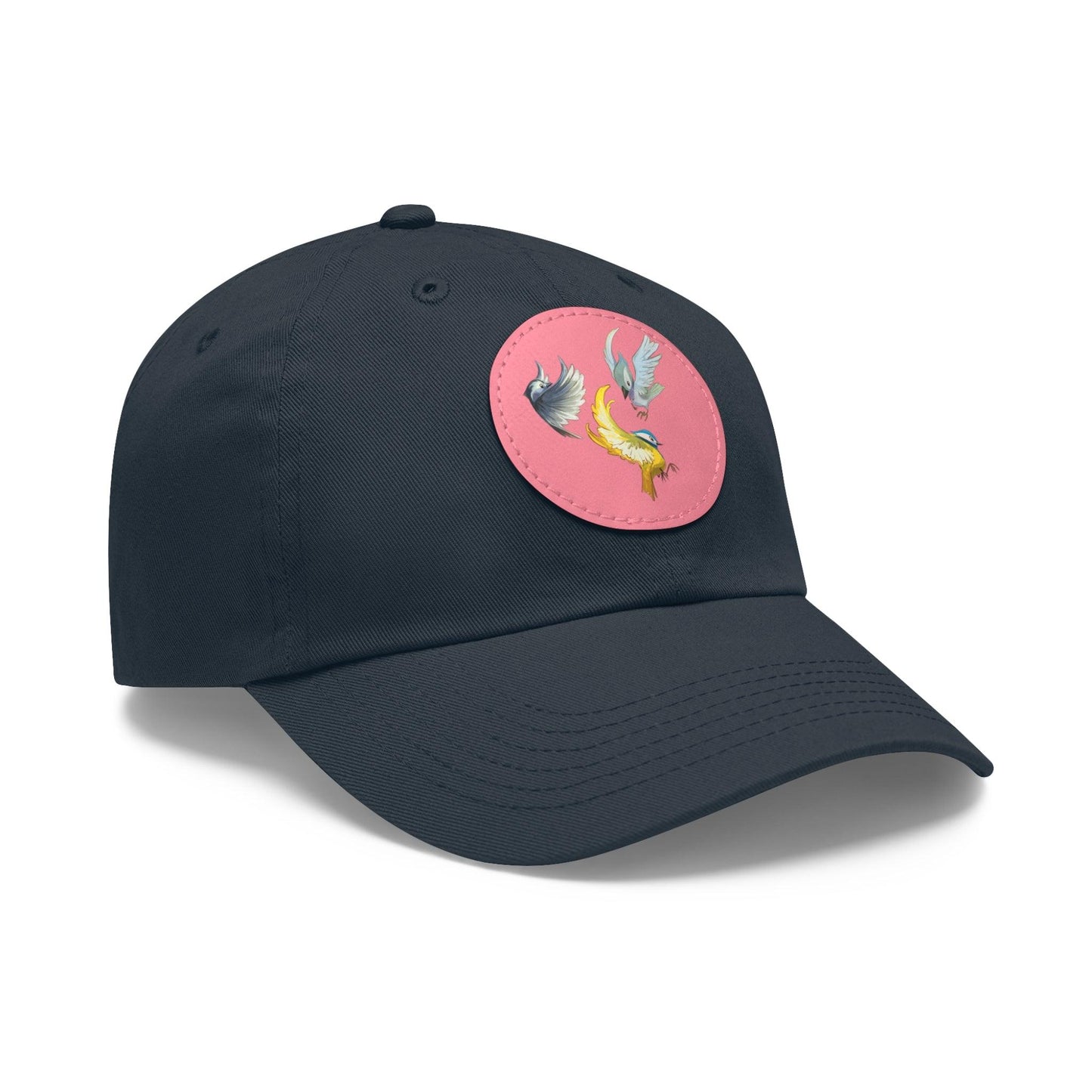 Dad Hat with Leather Patch (Round) - Claires Unicorn Adventures