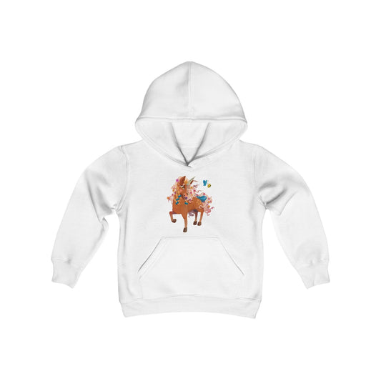 Gwenhwyer Youth Heavy Blend Hooded Sweatshirt - Claires Unicorn Adventures