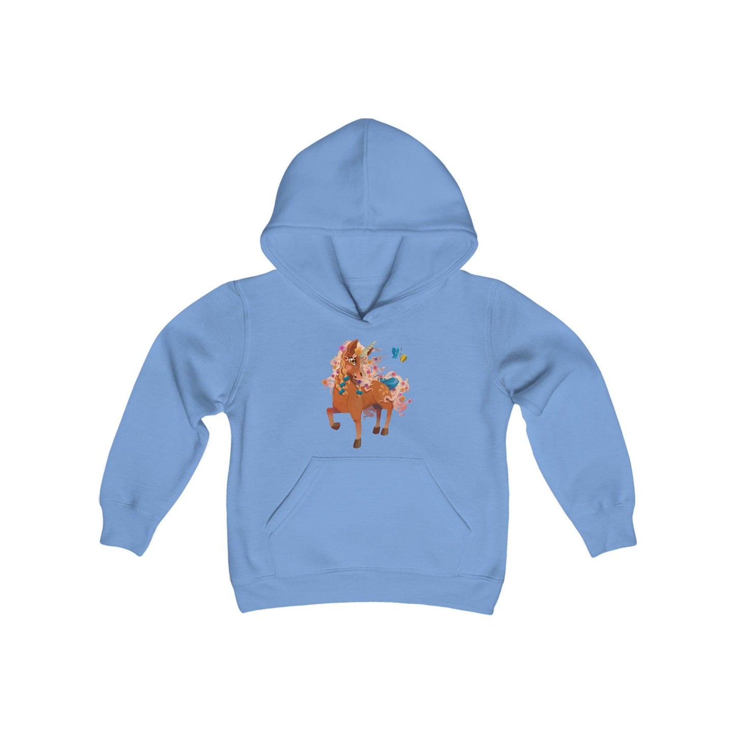 Gwenhwyer Youth Heavy Blend Hooded Sweatshirt - Claires Unicorn Adventures