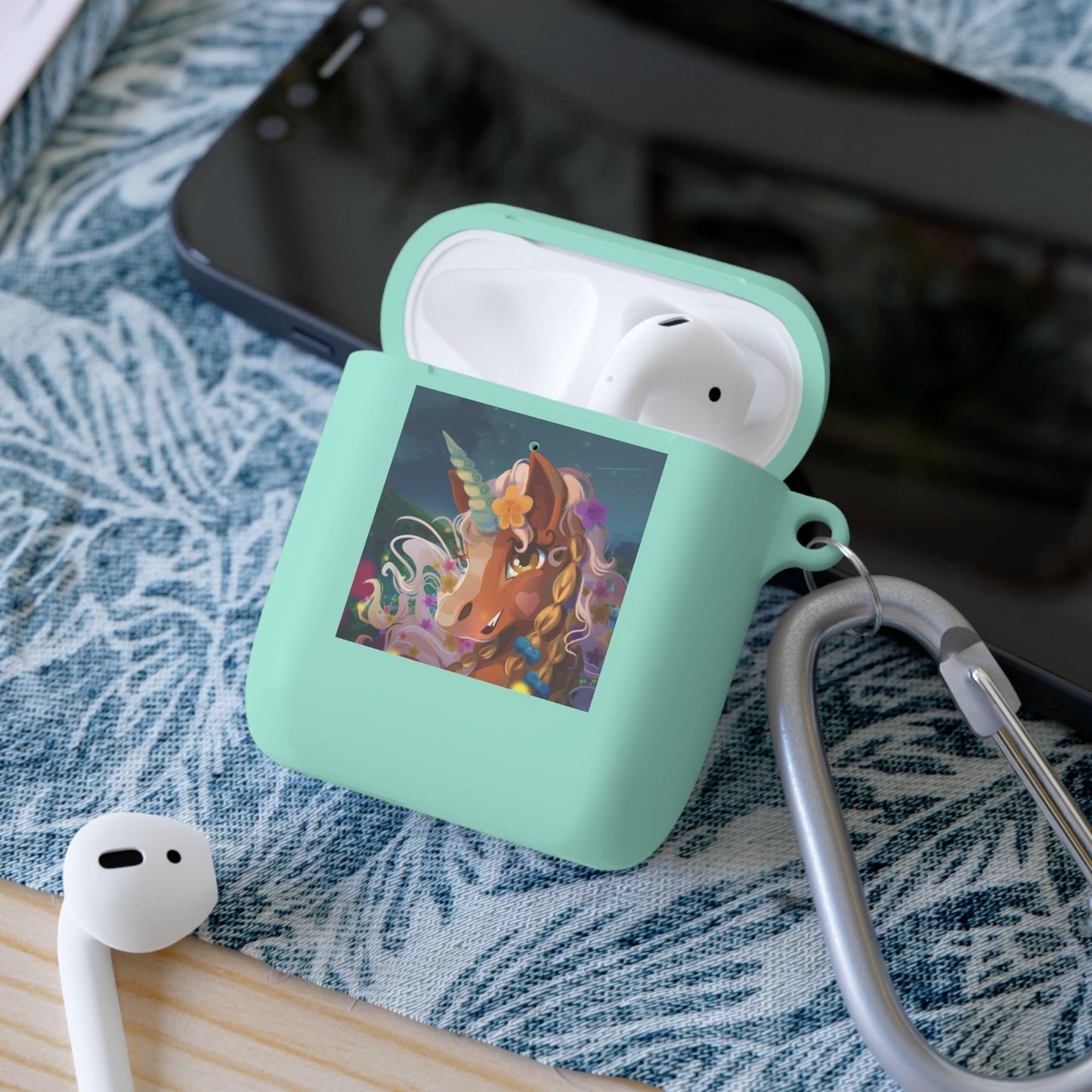 Gwenhwyer AirPods and AirPods Pro Case Cover - Claires Unicorn Adventures