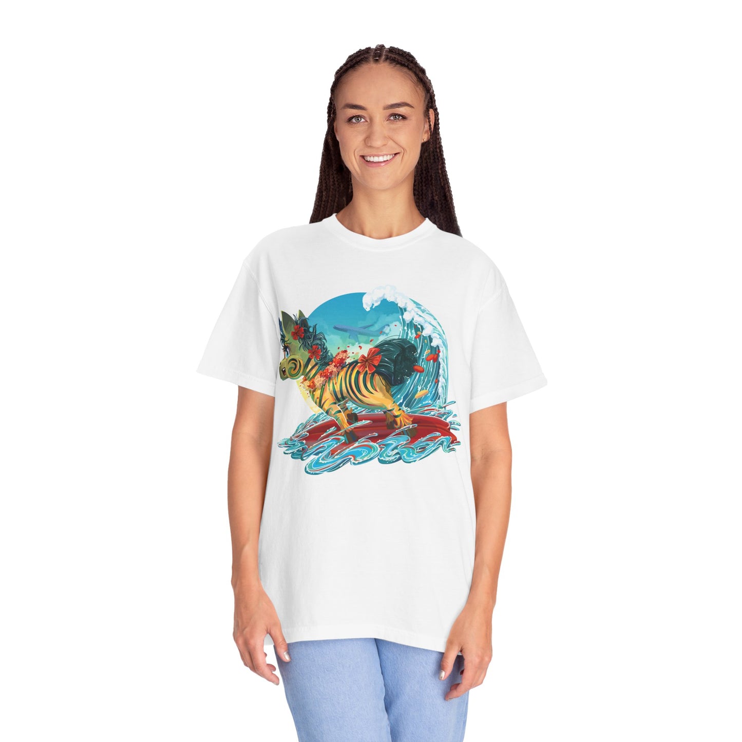 LeeNeigh Goes Surfing Unisex T-shirt