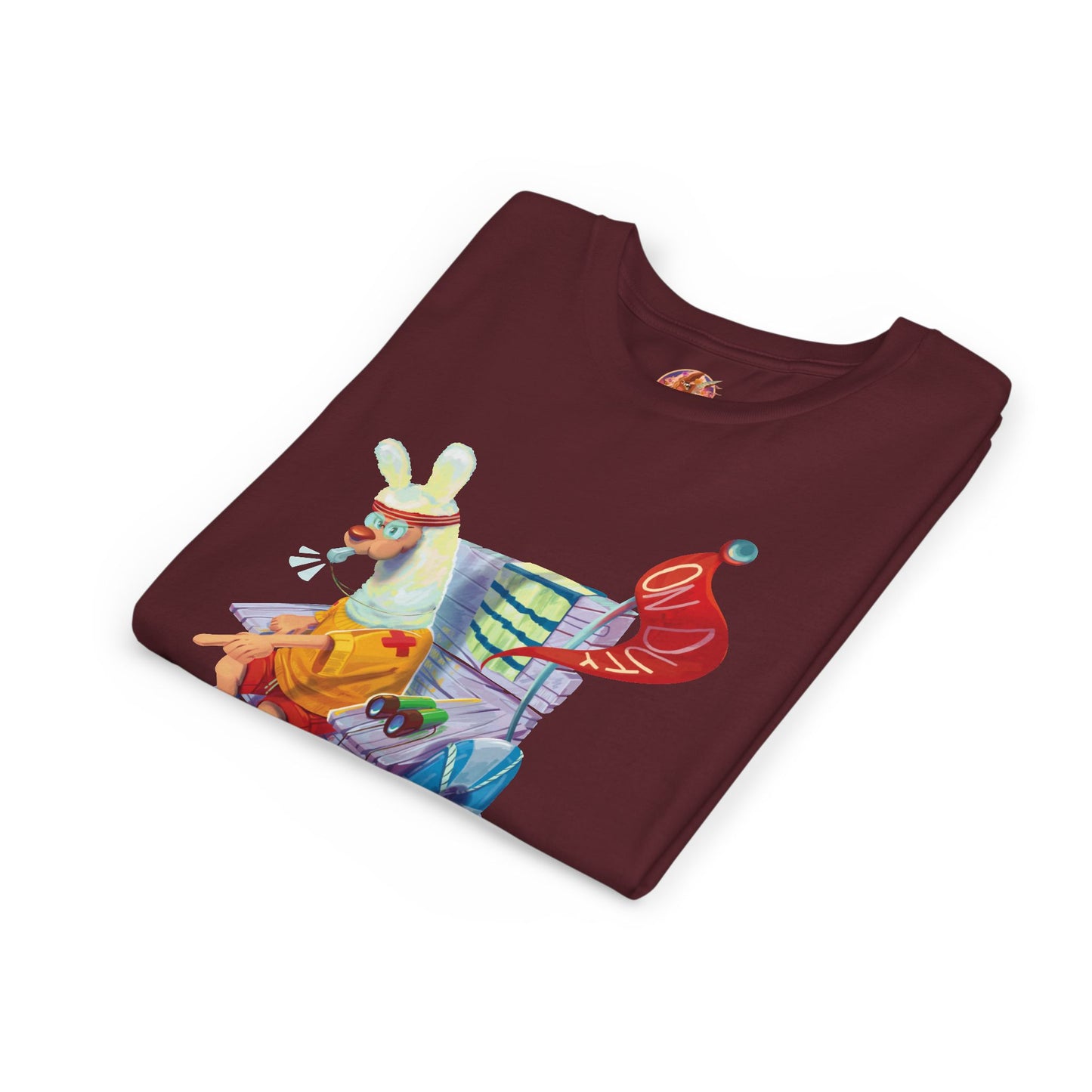 Larry the Llama Plays Lifeguard Kids T-Shirt