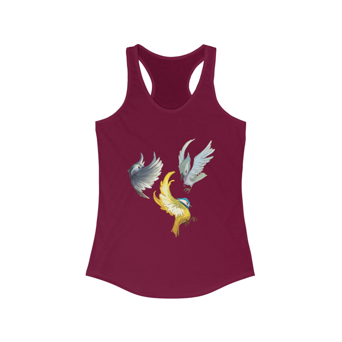 Women's Tank Top - Busy Birds