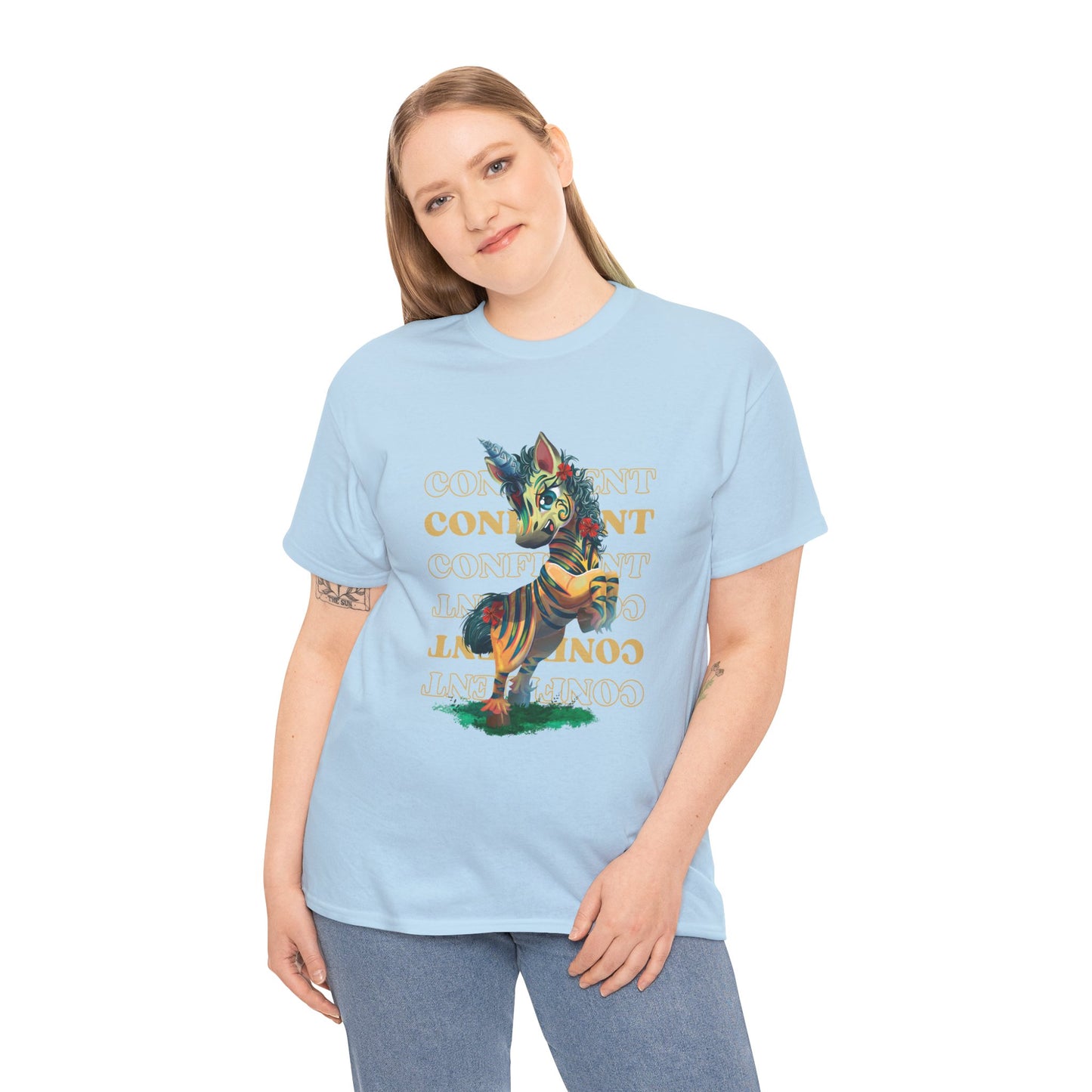 LeeNeigh Confident Unisex Heavy Cotton Tee