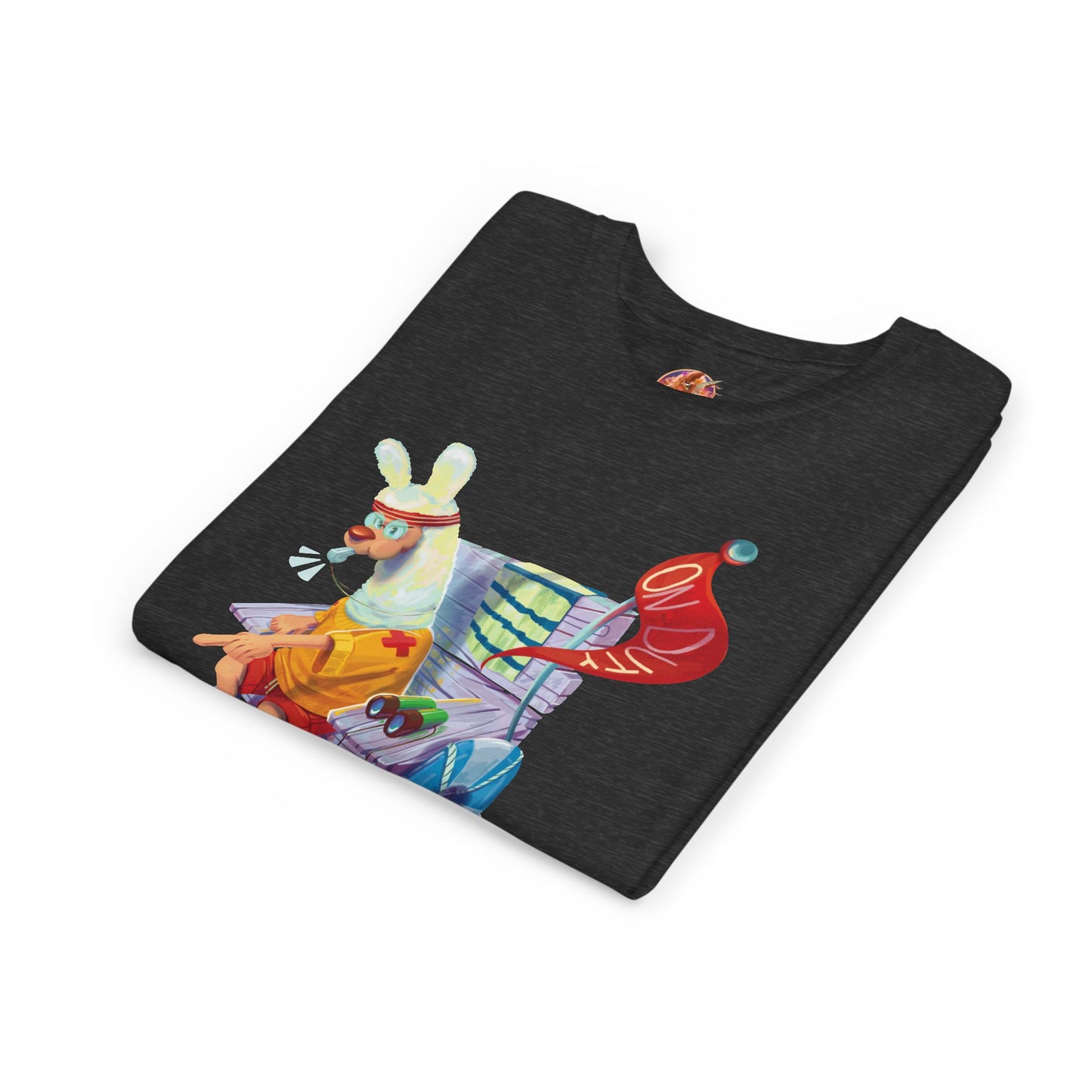 Larry the Llama Plays Lifeguard Kids T-Shirt