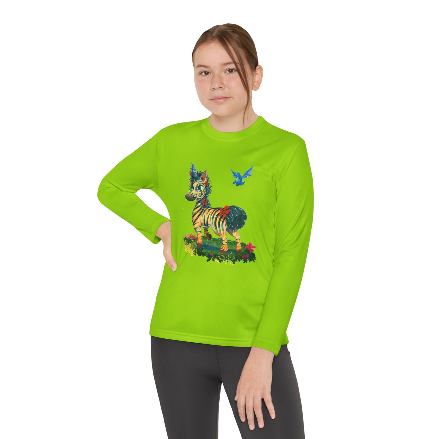 Long Sleeve Youth Tee - LeeNeigh Unicorn