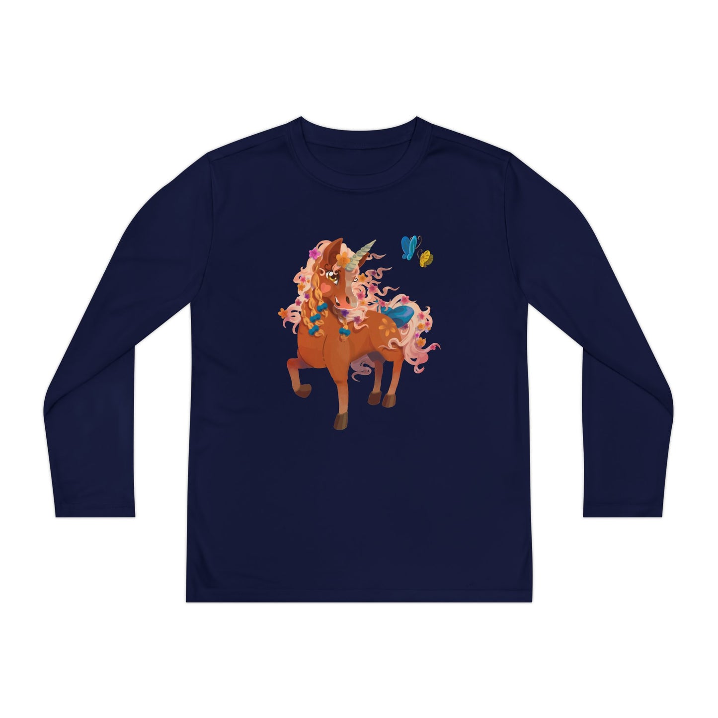 Youth Long Sleeve Tee - Gwenhwyer Unicorn