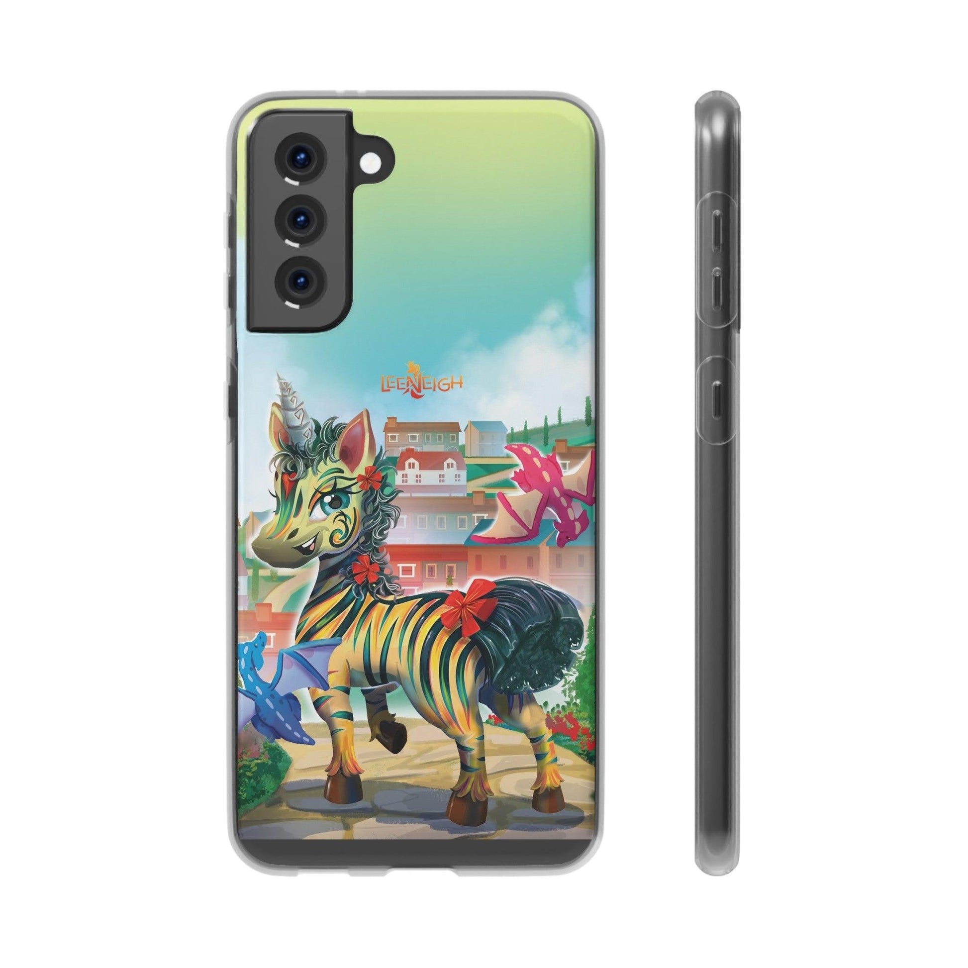 LeeNeigh Flexi Phone Case - Claires Unicorn Adventures