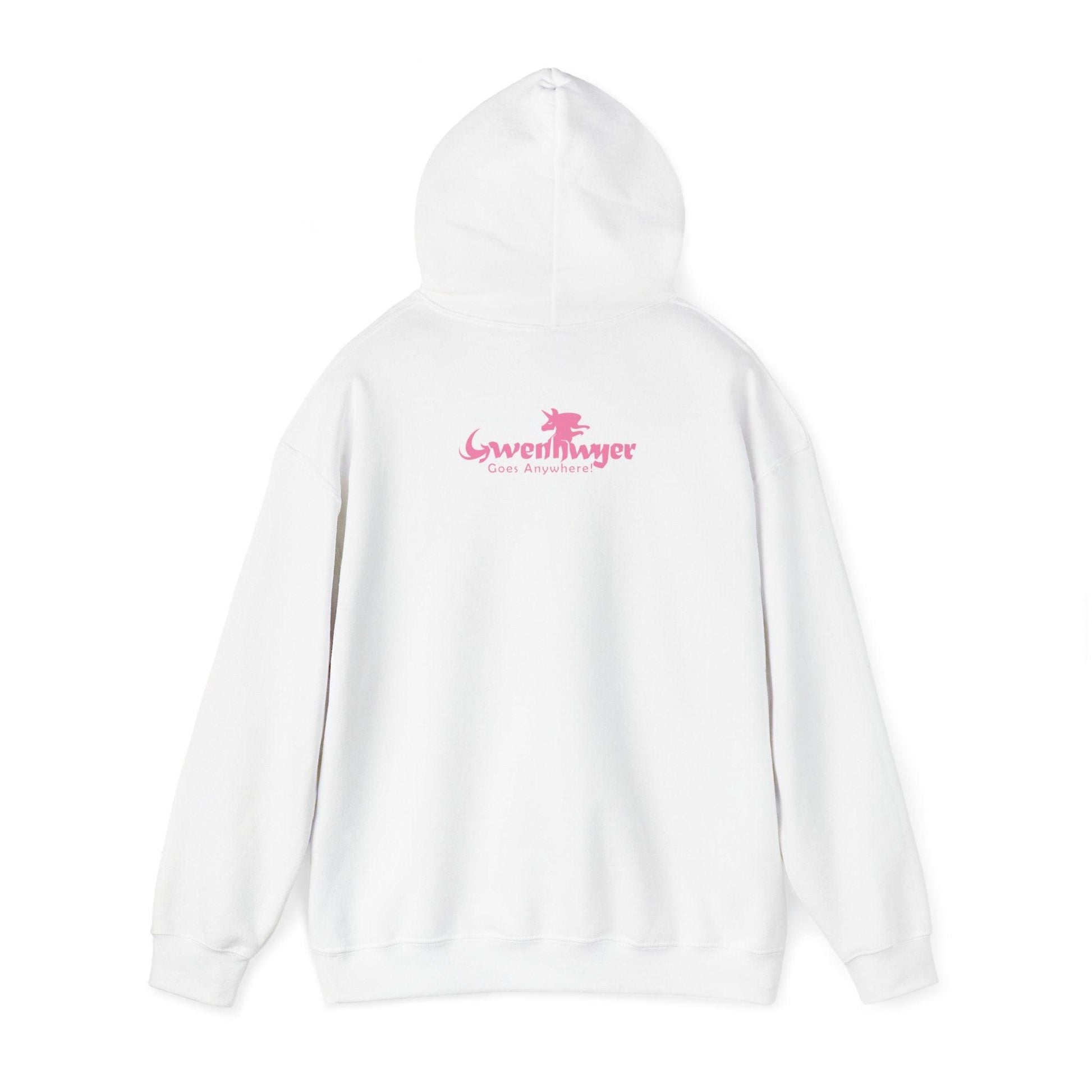 Gwenhwyer Unisex Heavy Blend™ Hooded Sweatshirt - Claires Unicorn Adventures