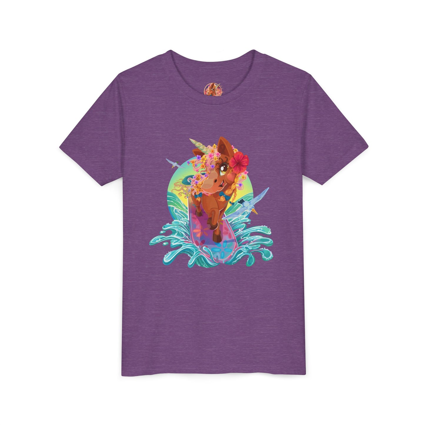 Gwenhwyer's Surfing Adventure Kids T-Shirt