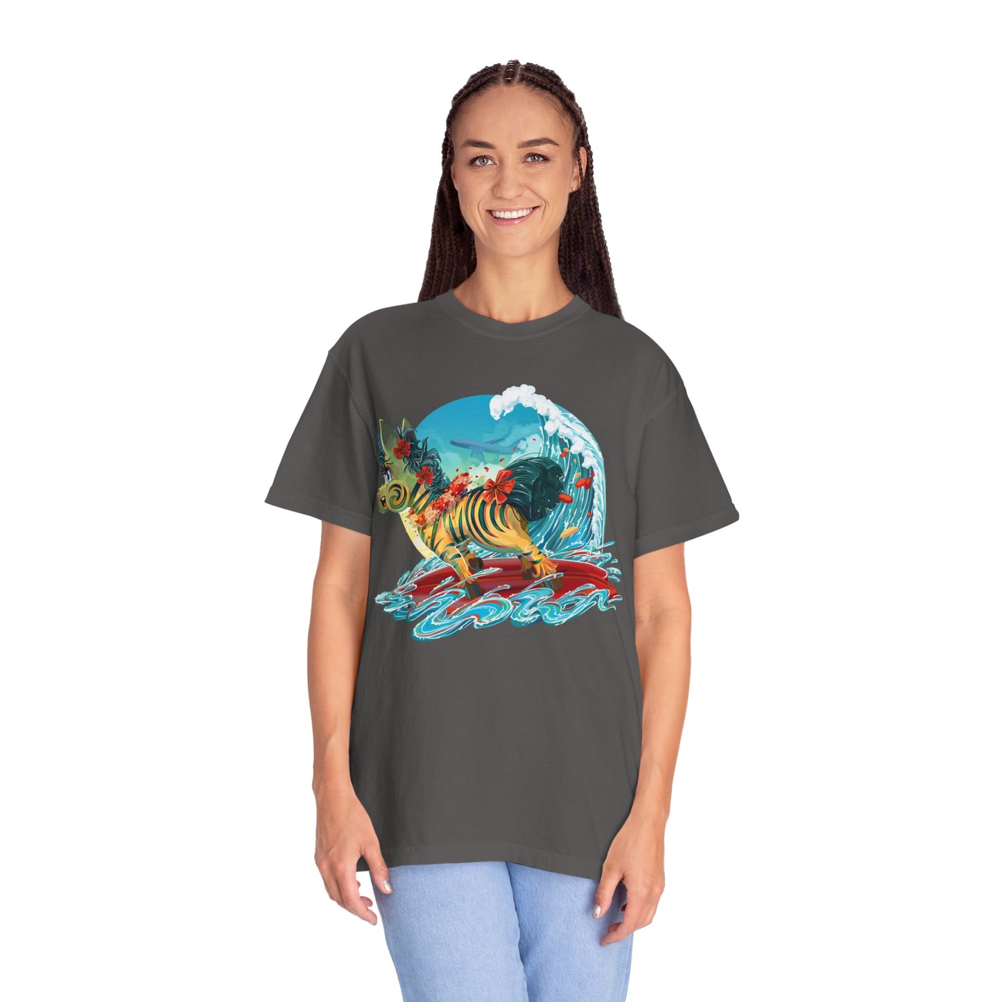 LeeNeigh Goes Surfing Unisex T-shirt