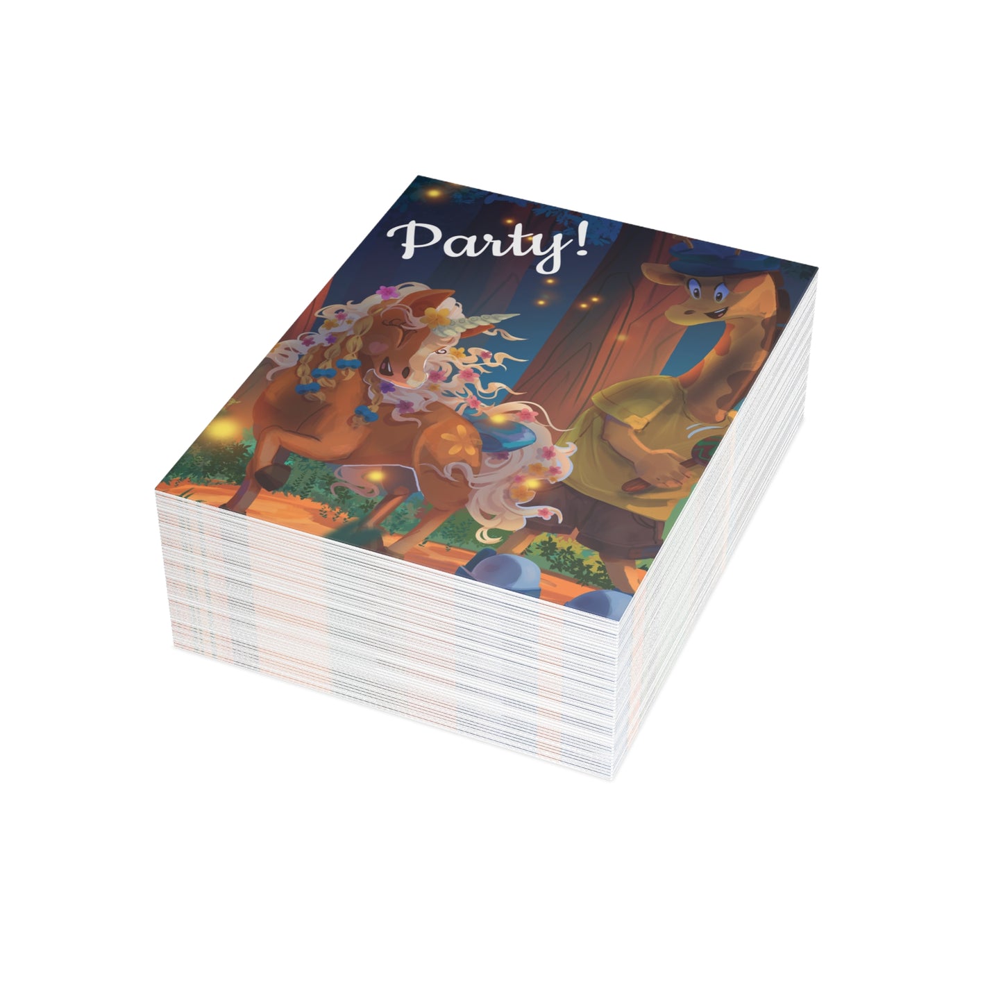 Gwenhwyer Party Invitation Postcard Bundles (envelopes not included)