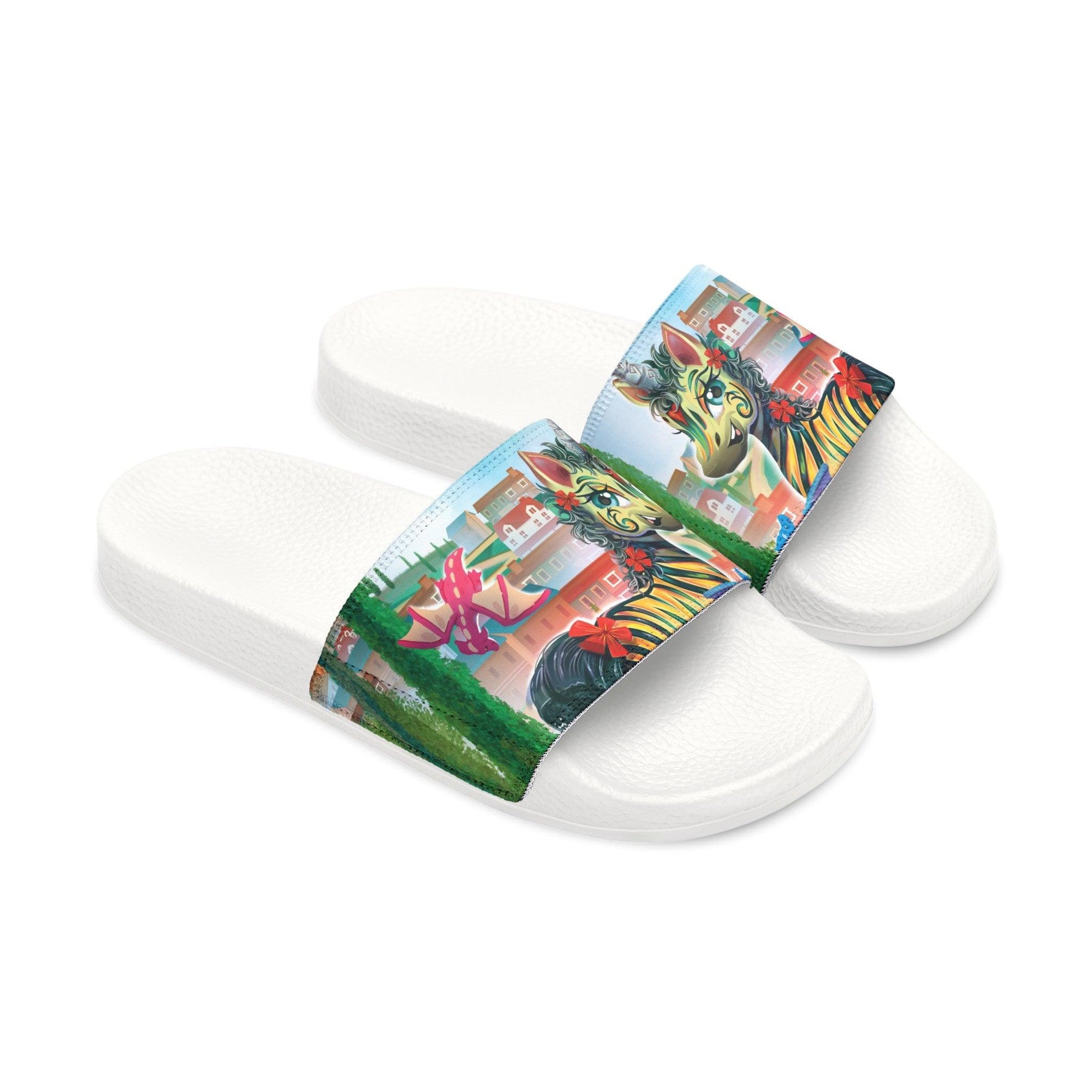 Youth LeeNeigh Removable-Strap Sandals - Claires Unicorn Adventures