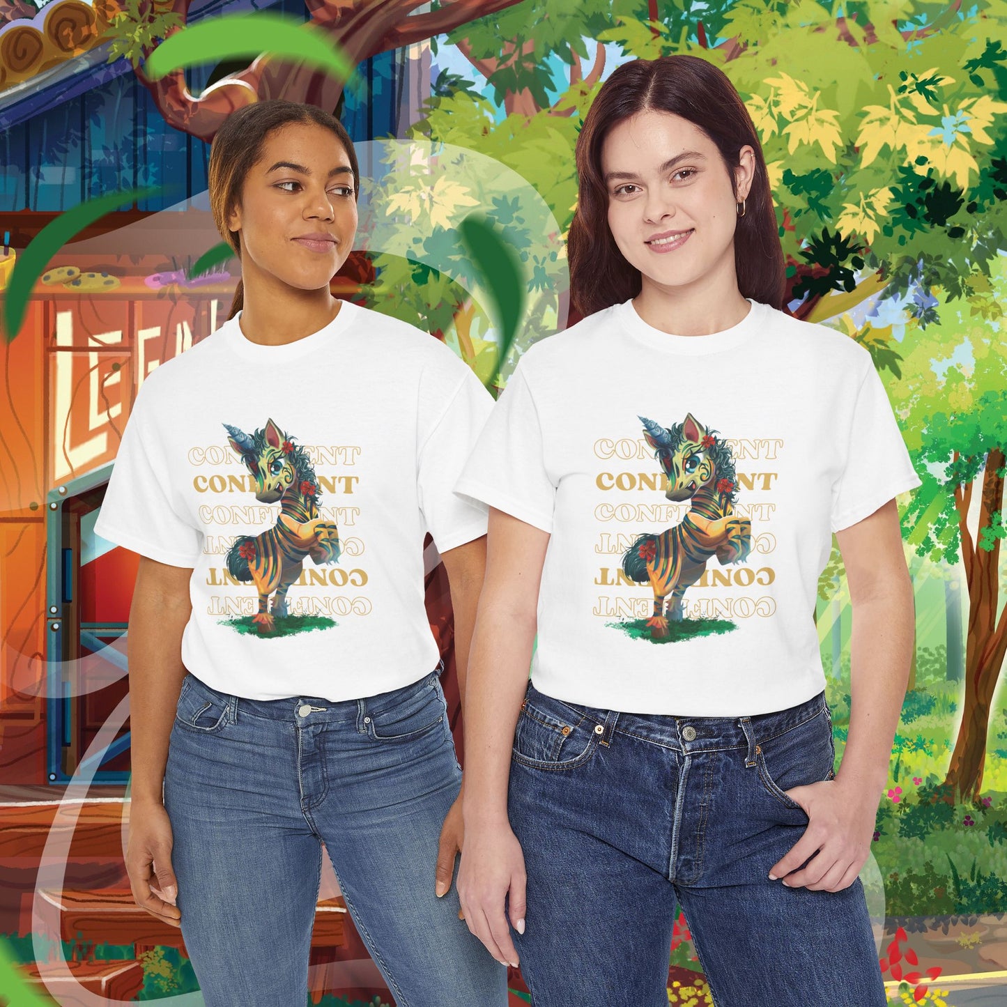 LeeNeigh Confident Unisex Heavy Cotton Tee