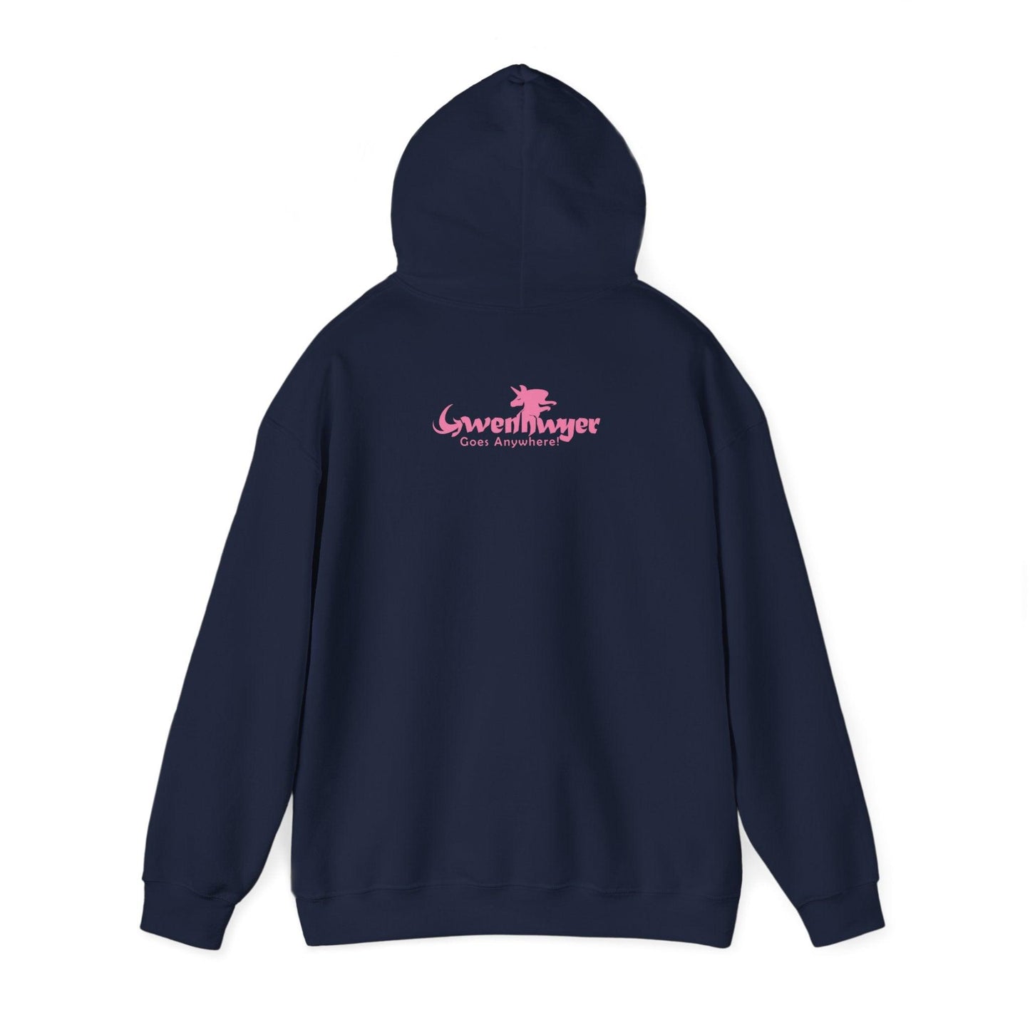 Gwenhwyer Unisex Heavy Blend™ Hooded Sweatshirt - Claires Unicorn Adventures