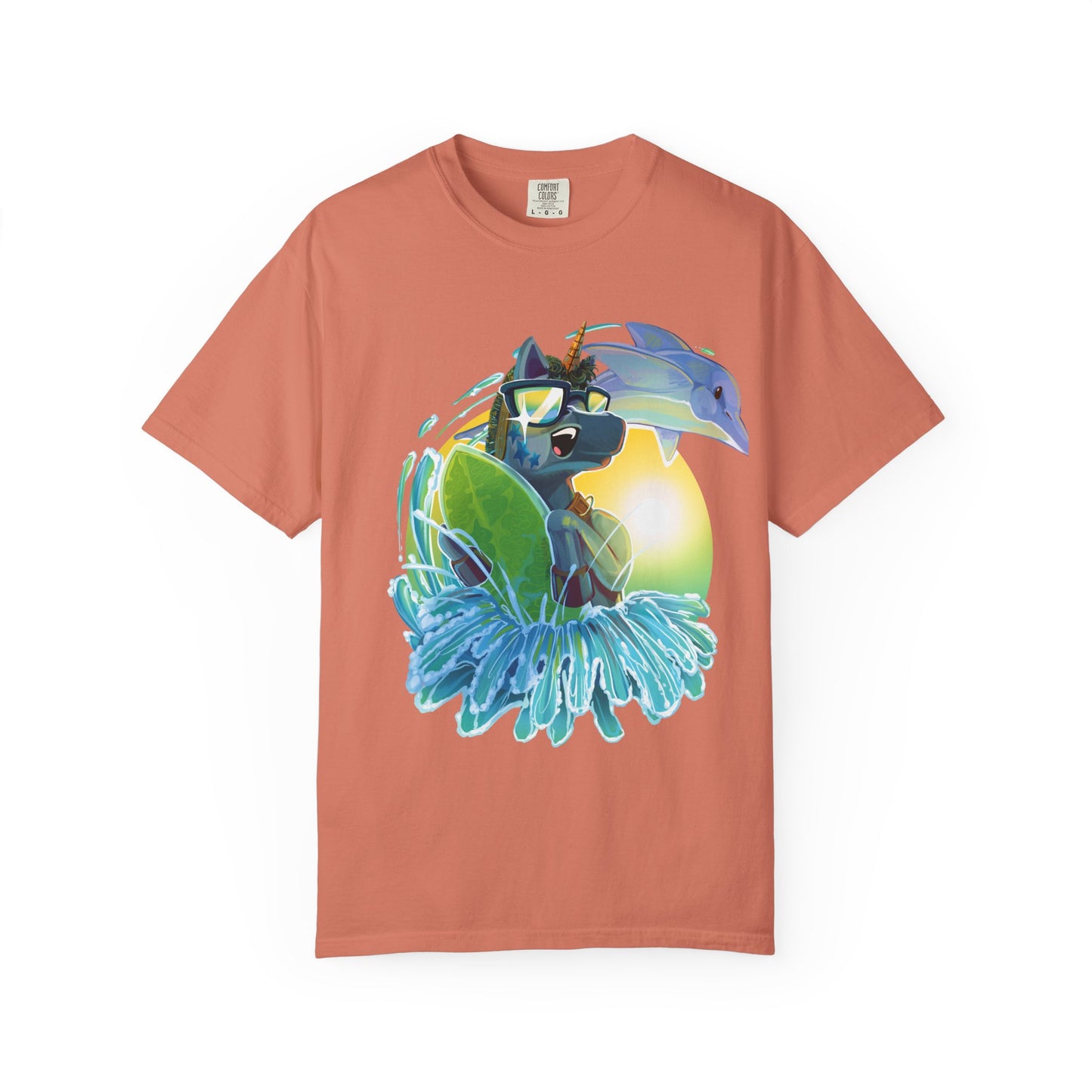 Arty Goes Surfing Unisex T-Shirt