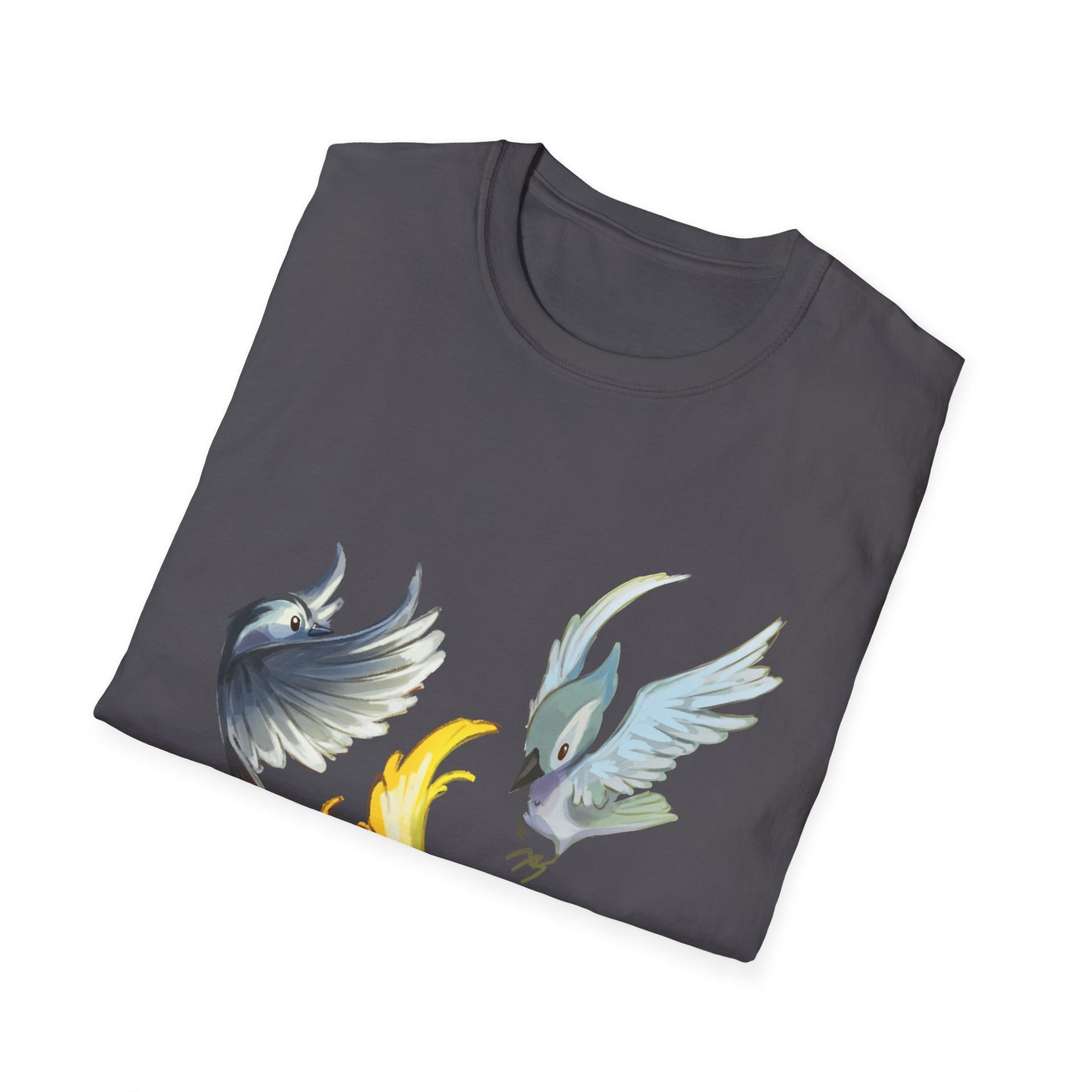 Busy Birds Unisex Softstyle T-Shirt