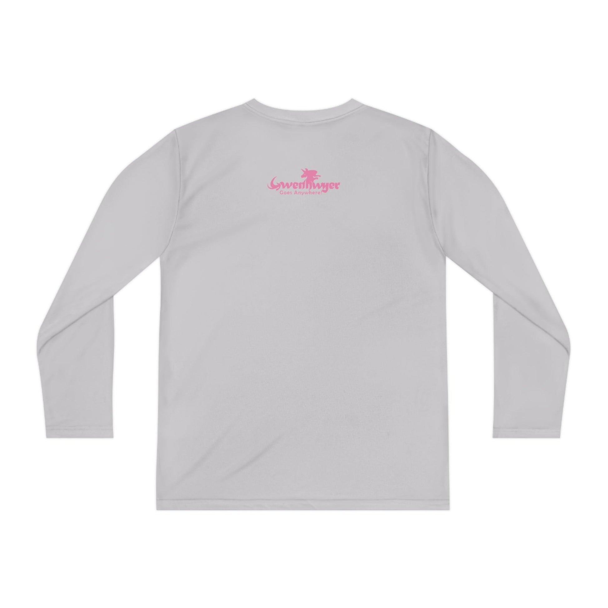 Gwenhwyer Youth Long Sleeve Competitor Tee - Claires Unicorn Adventures