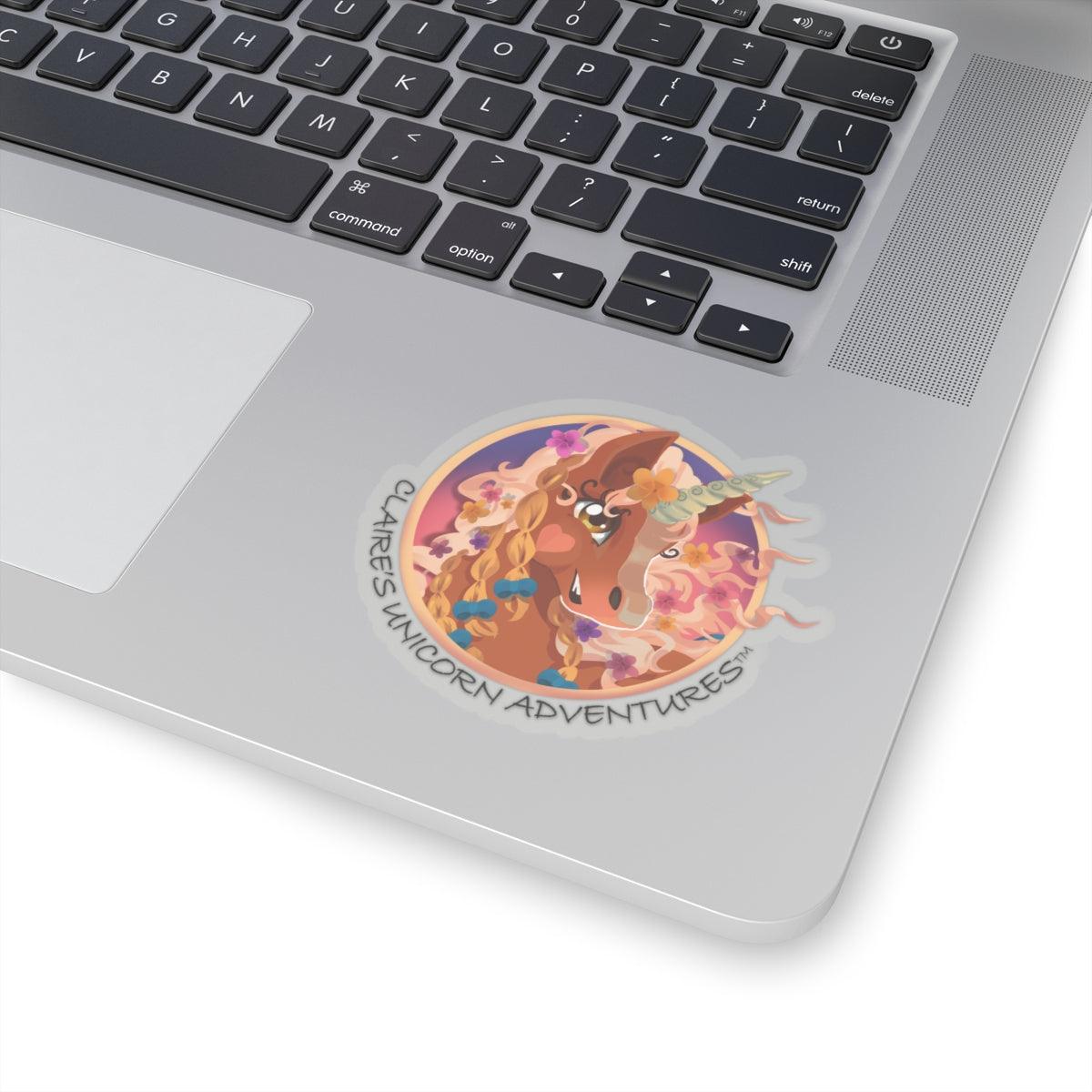 Gwenhwyer Kiss Cut Stickers - Claires Unicorn Adventures