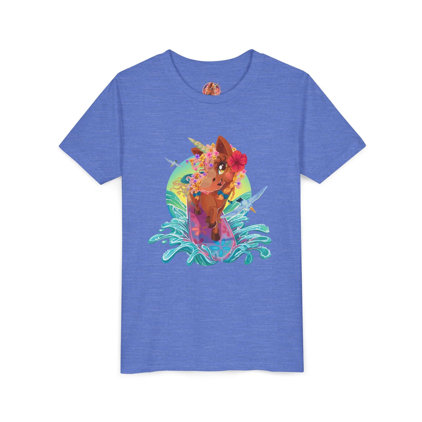 Gwenhwyer's Surfing Adventure Kids T-Shirt