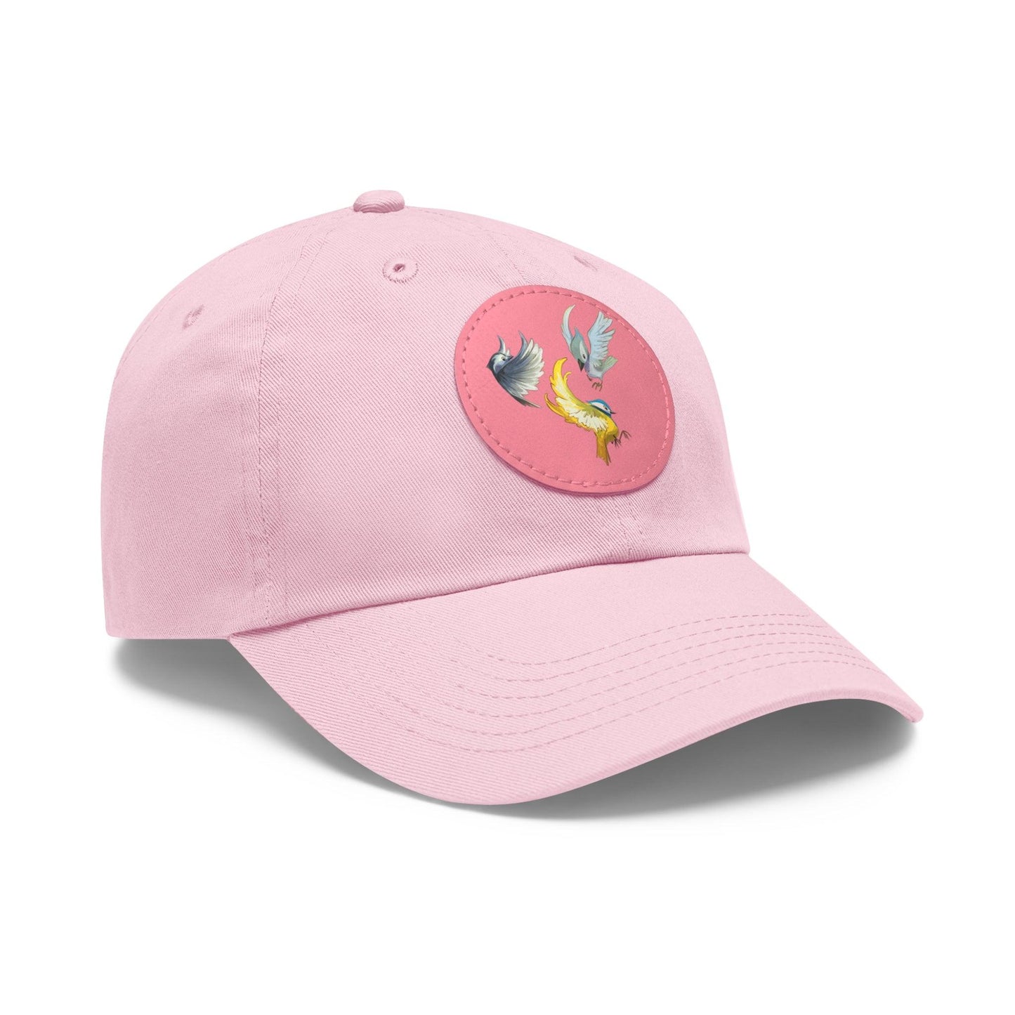 Dad Hat with Leather Patch (Round) - Claires Unicorn Adventures