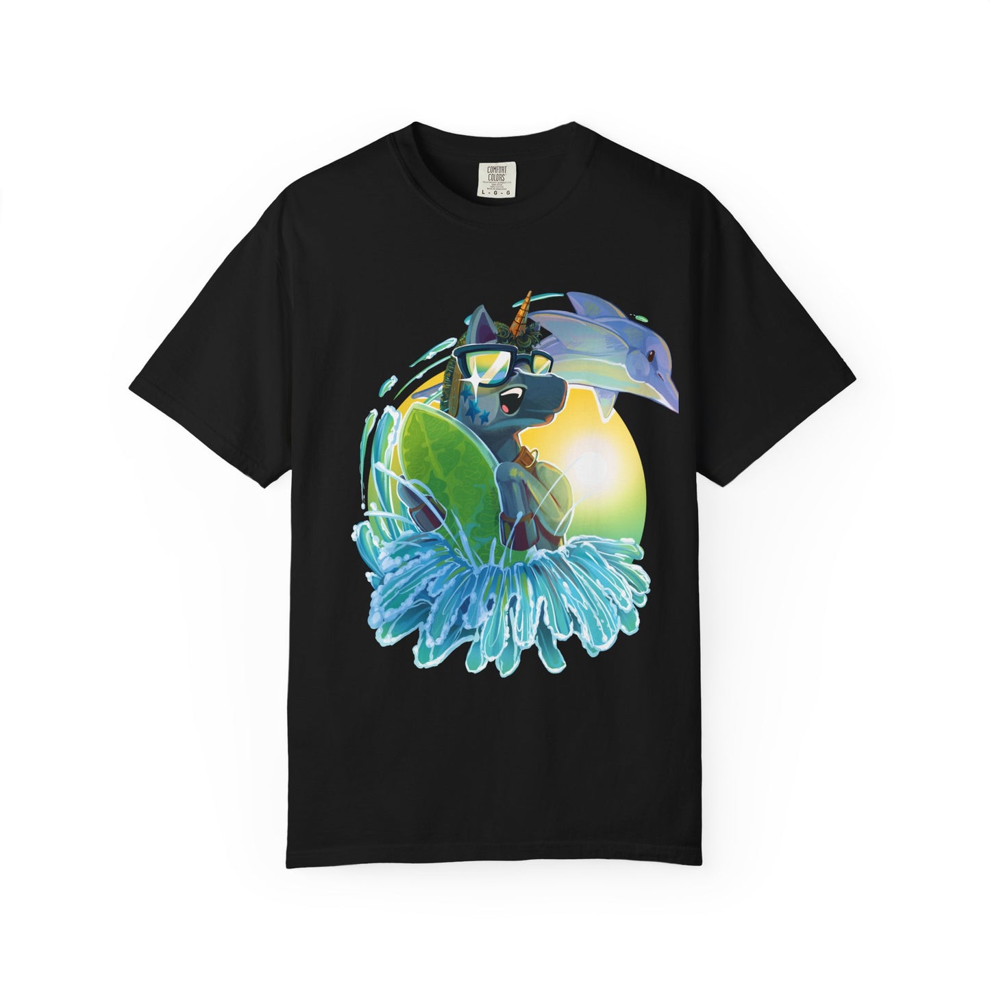 Arty Goes Surfing Unisex T-Shirt