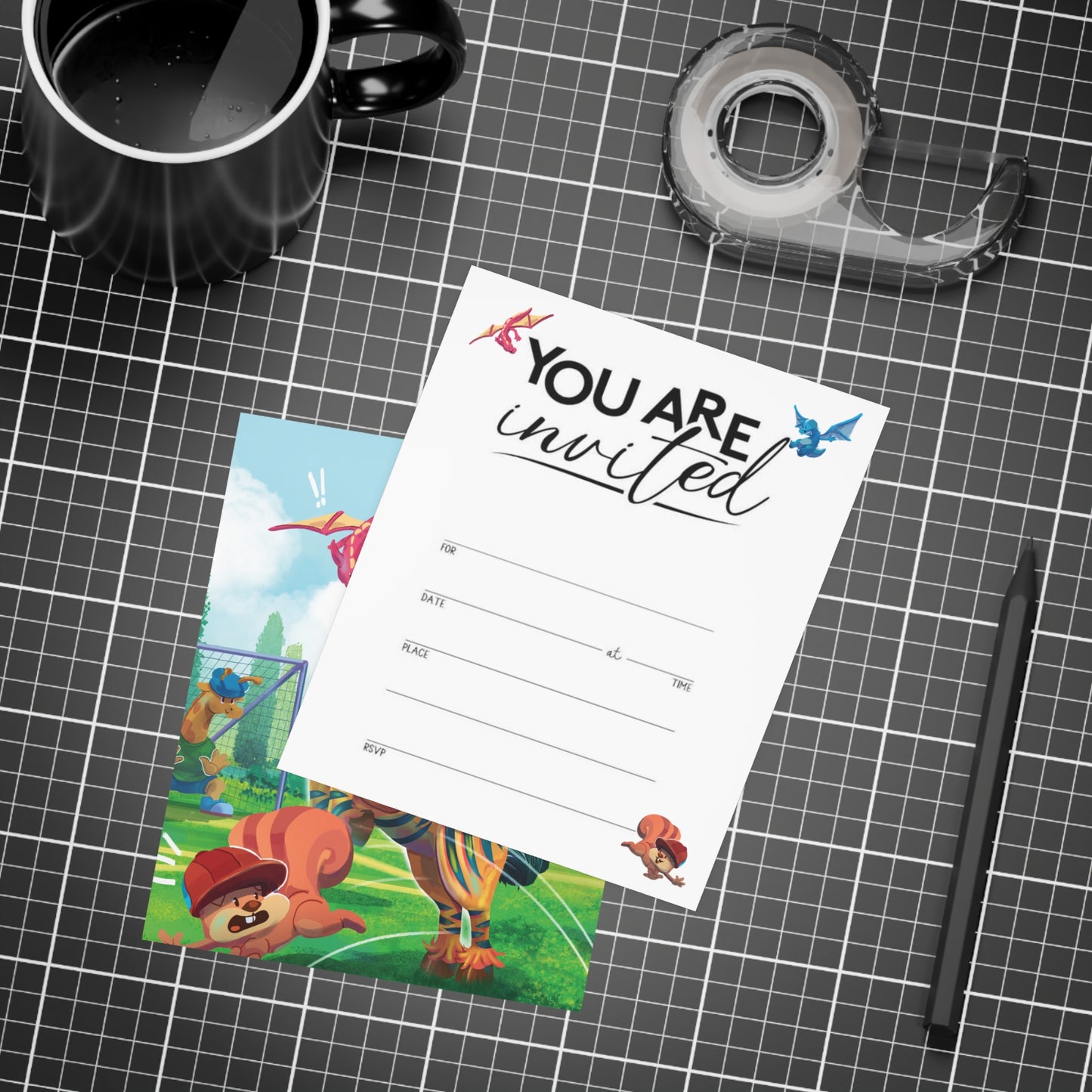 LeeNeigh Party Invitation Postcard Bundles (envelopes not included)