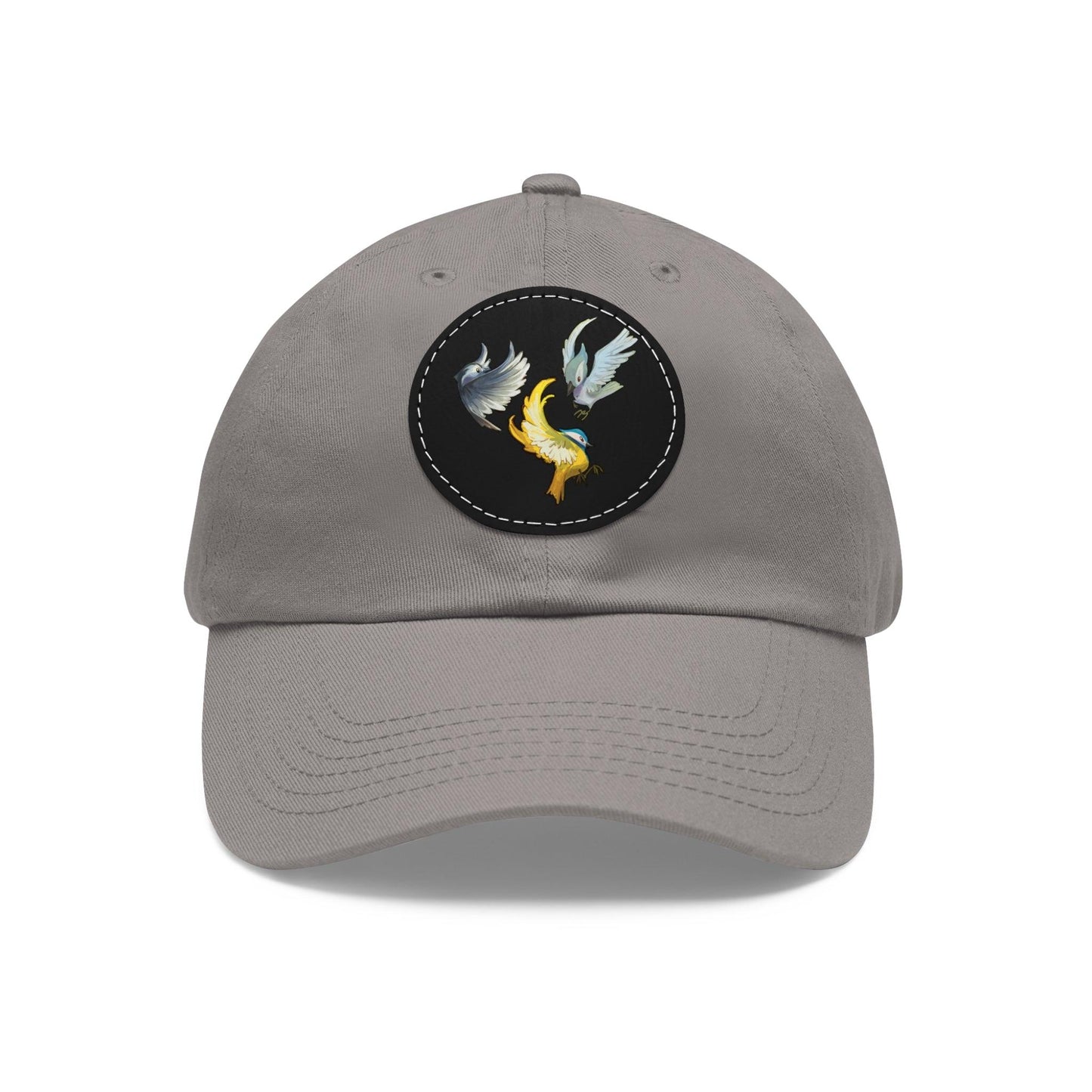 Dad Hat with Leather Patch (Round) - Claires Unicorn Adventures