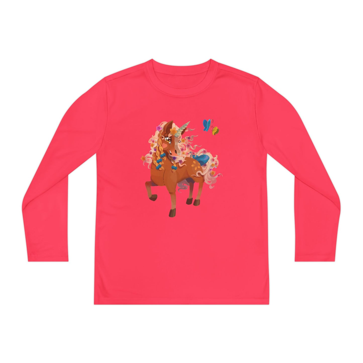 Youth Long Sleeve Tee - Gwenhwyer Unicorn