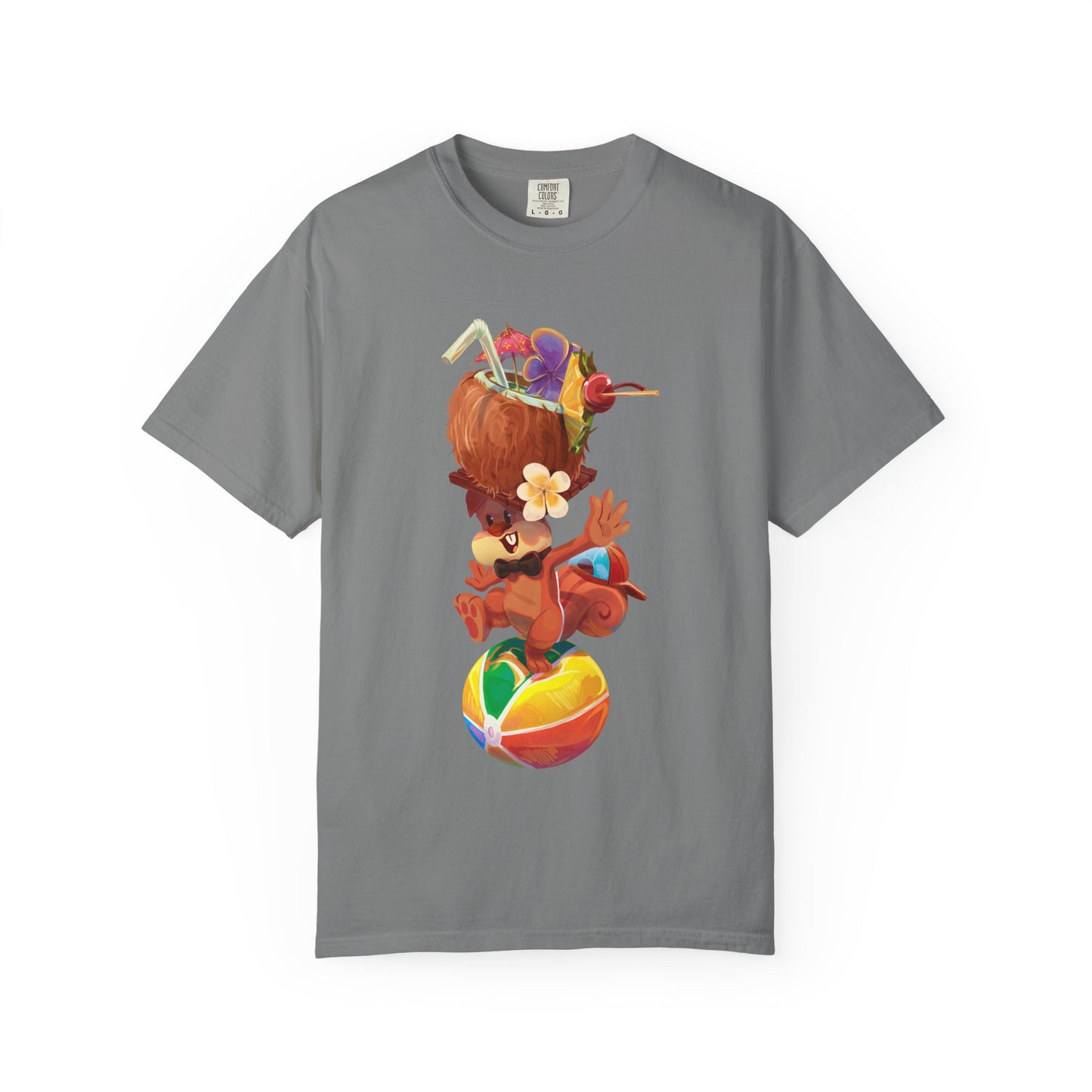 Tyrone the Squirrel Beach Ball Balancing Act Unisex T-Shirt