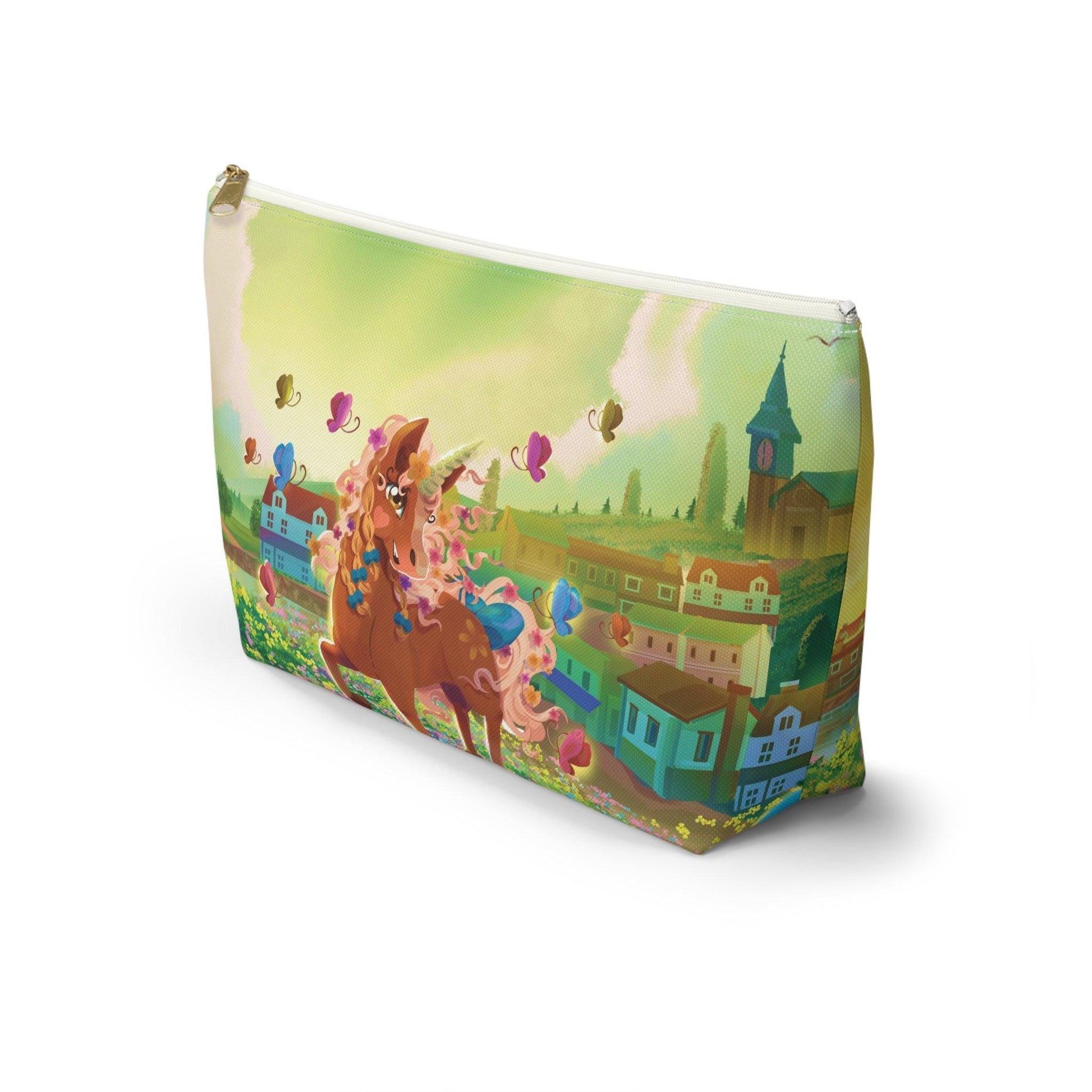 Gwenhwyer Accessory Pouch w T-bottom - Claires Unicorn Adventures