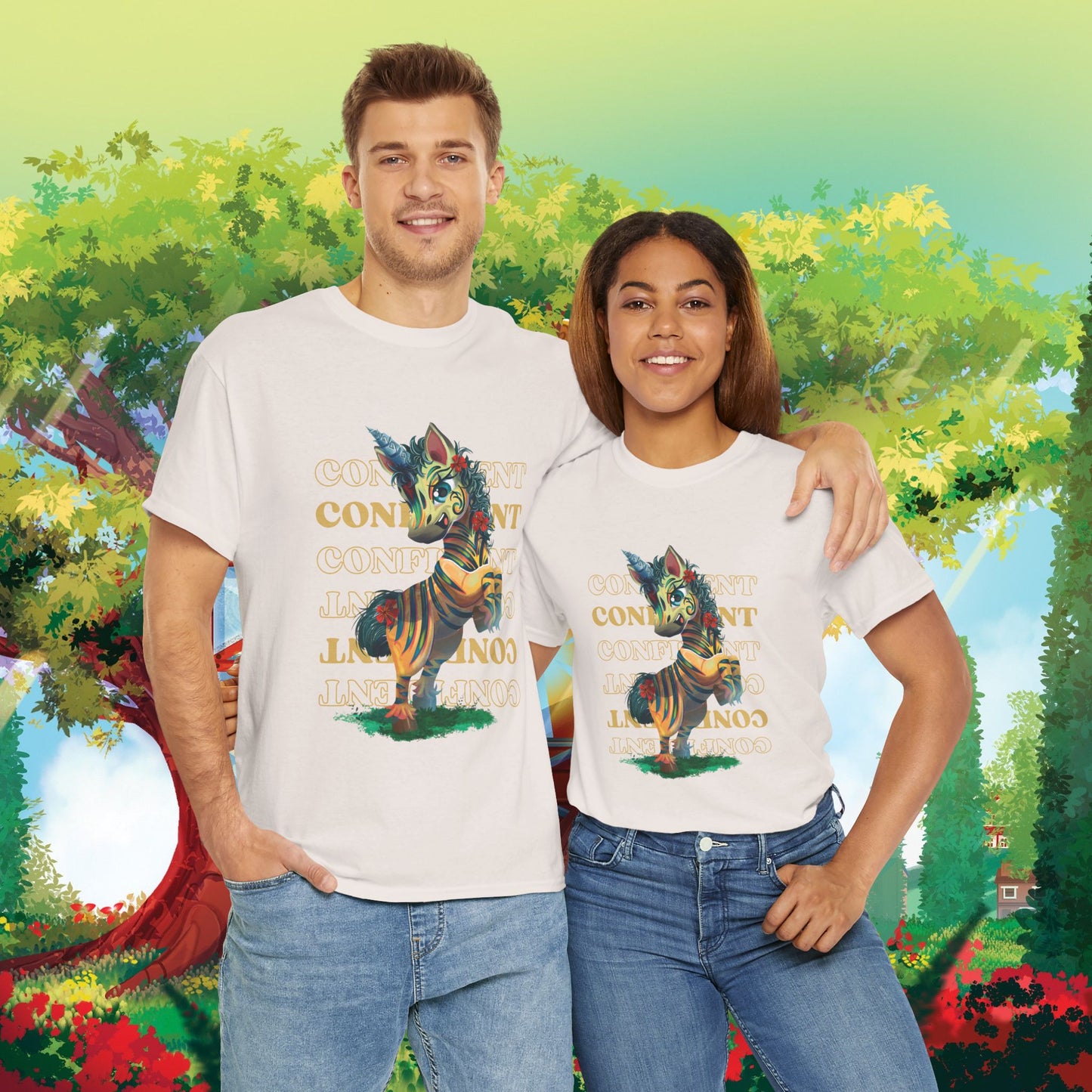 LeeNeigh Confident Unisex Heavy Cotton Tee