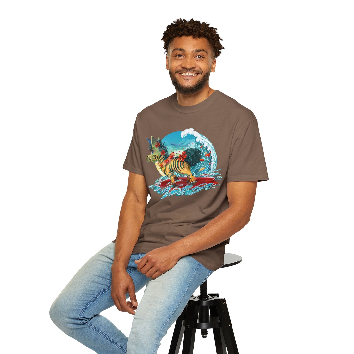 LeeNeigh Goes Surfing Unisex T-shirt