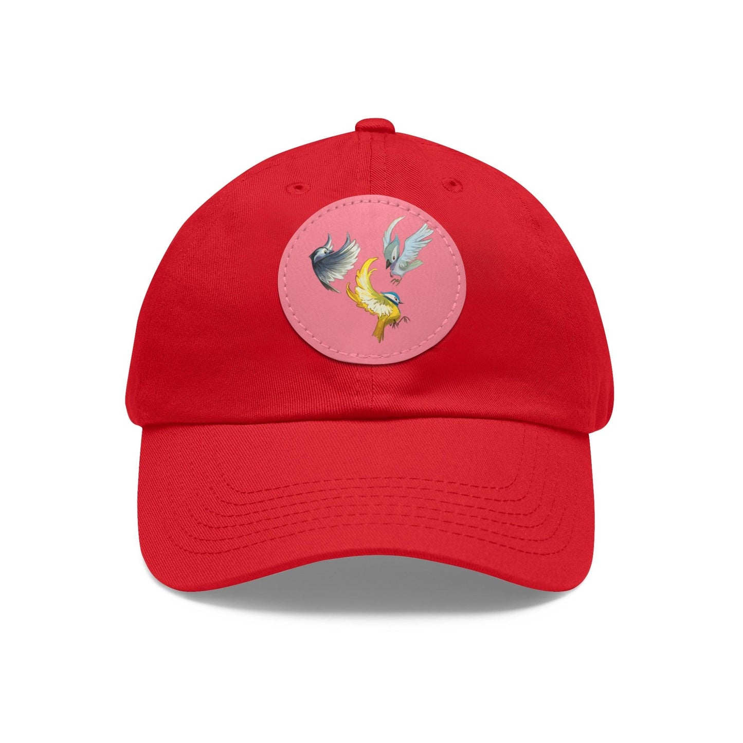 Dad Hat with Leather Patch (Round) - Claires Unicorn Adventures