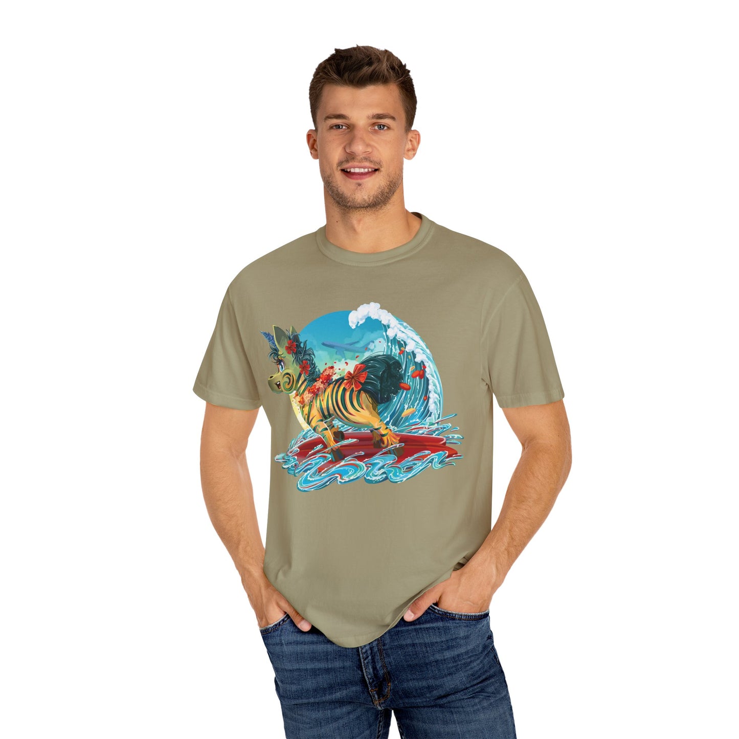 LeeNeigh Goes Surfing Unisex T-shirt