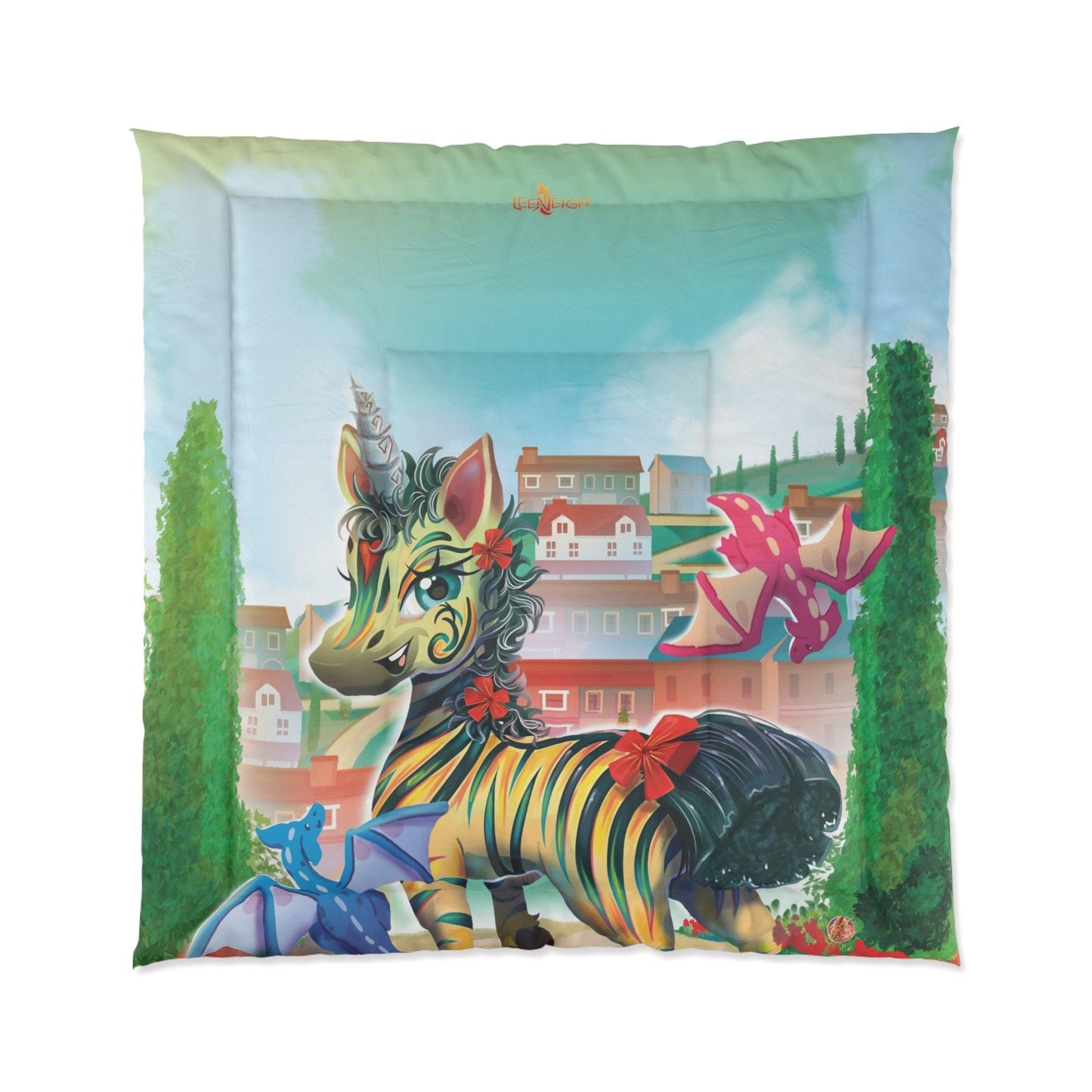 LeeNeigh Classic Comforter - Claires Unicorn Adventures