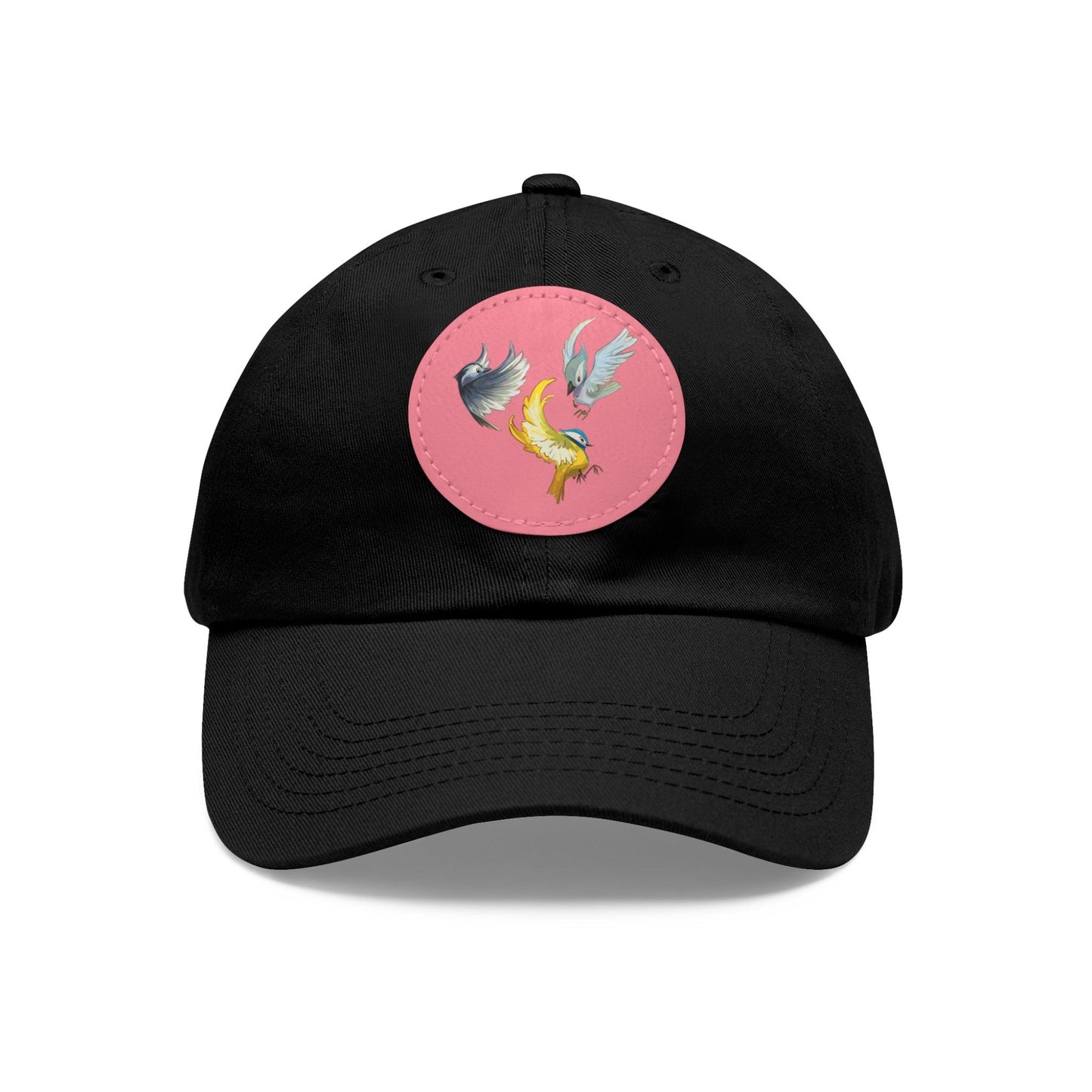 Dad Hat with Leather Patch (Round) - Claires Unicorn Adventures