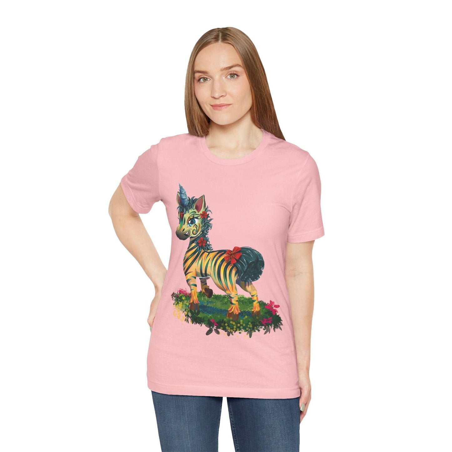 LeeNeigh Unisex Jersey Short Sleeve Tee - Claires Unicorn Adventures