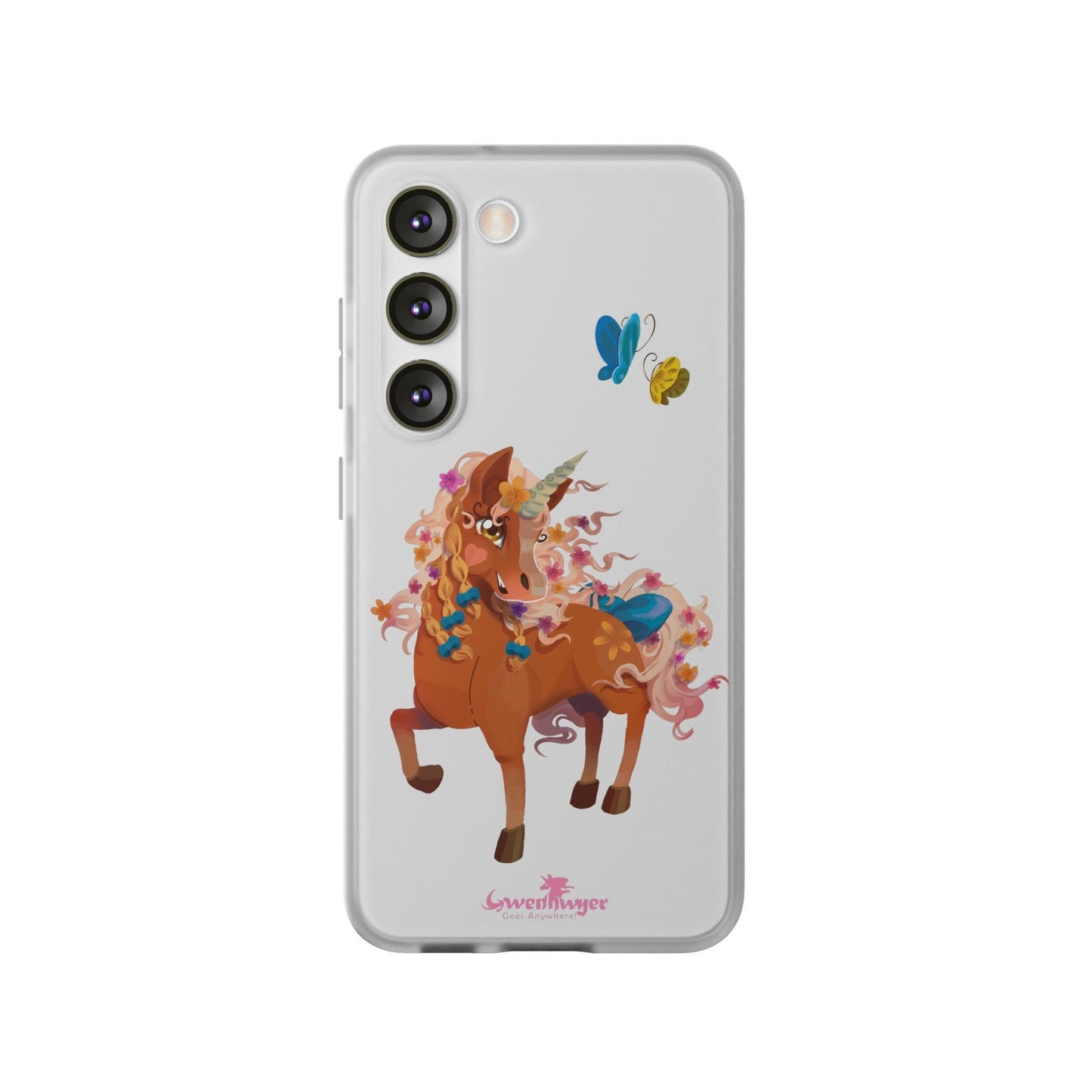 Gwenhwyer Flexi Case - Claires Unicorn Adventures